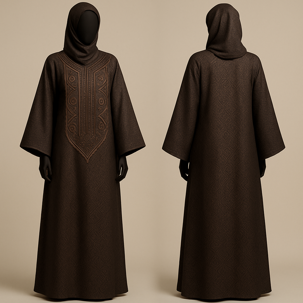 Create a shadda boubou for women that’s the first of its kind, unique, classy, and sophisticated in design.
Create a shadda boubou for women that’s the first of its kind, unique, classy, and sophisticated in design. , show front and back