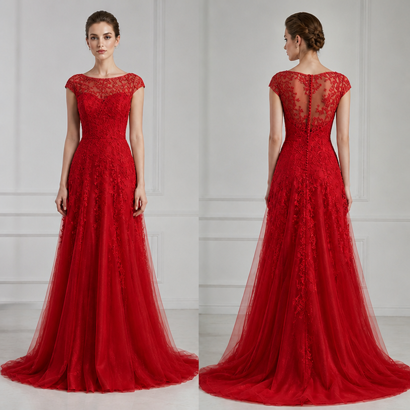 Red
edit the attached fashion design with these instructions: Red. keep it photorealistic, just the design no text