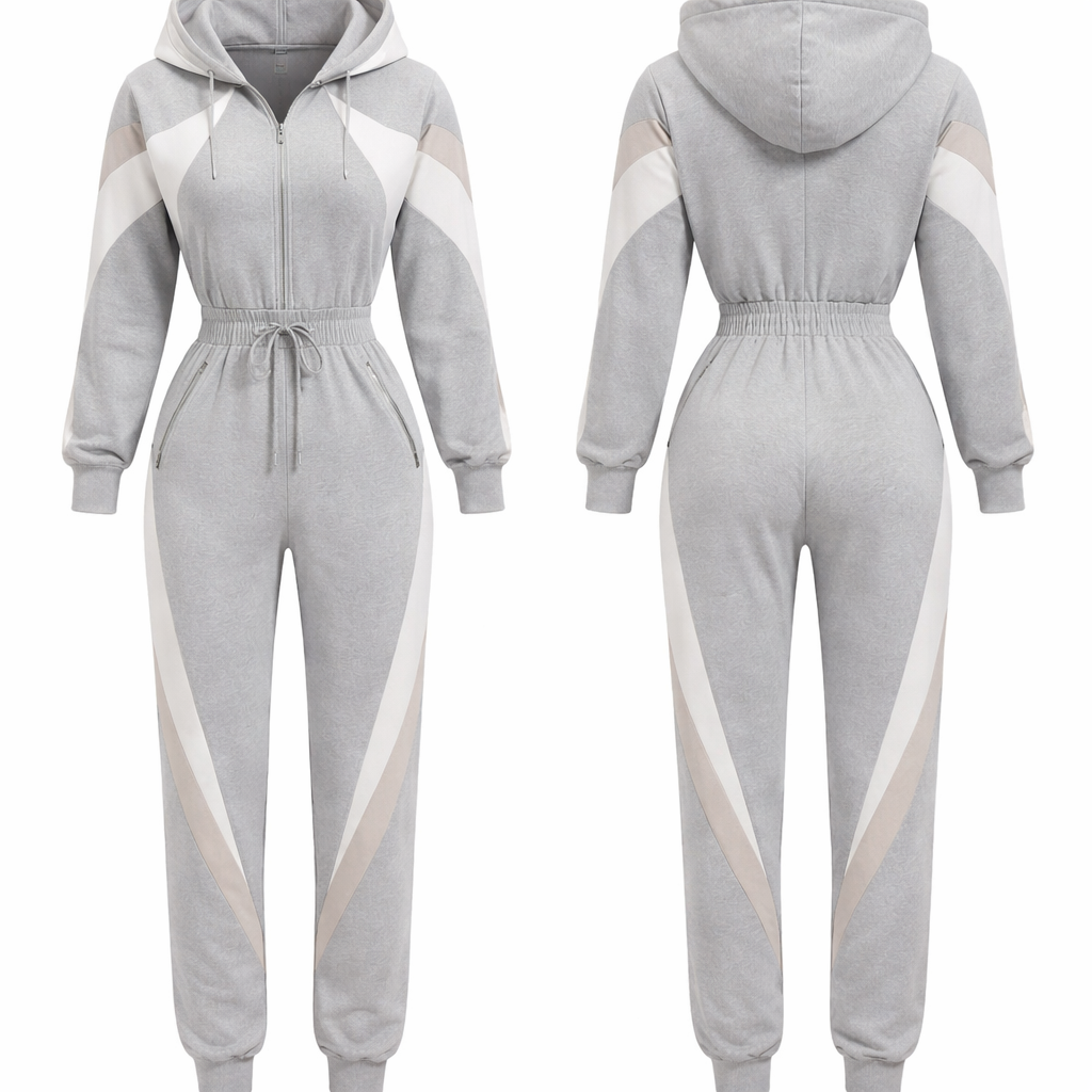 I want a jumsuit lougwear altheisure
I want a jumsuit lougwear altheisure , athleisure style, show front and back