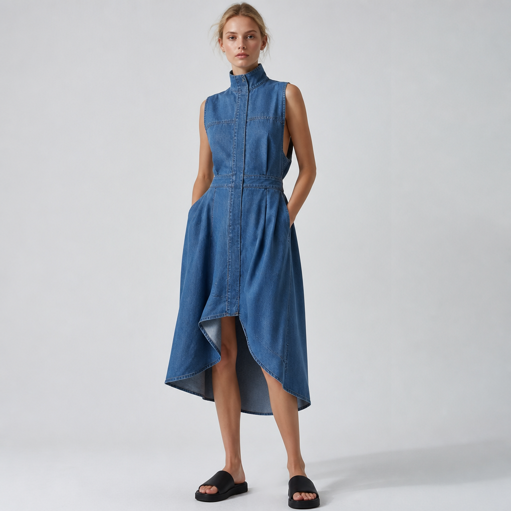 A Female Dress design, suitable for Summer. Consider Dutch fashion — practical minimalism, cycling-friendly, avant-garde design, denim culture. Current season is Summer in Netherlands.
photorealistic fashion design, A Female Dress design, suitable for Summer. Consider Dutch fashion — practical minimalism, cycling-friendly, avant-garde design, denim culture. Current season is Summer in Netherlands., just the design no text