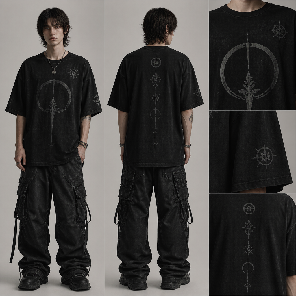 A Female Top design, made of Cotton, with a sturdy, casual hand, with an Oversized silhouette, for Streetwear, suitable for Fall, suited to a Temperate climate, in Streetwear + Casual + Cyberpunk style. 너가 철학을 본다매 그래서 만들어 봤지ㅋㅋ
남들이 만든 길을 따라가지 않는다.
내가 선택한 길의 흔적이 곧 나다.
RUNE
브랜드의 한 문장
WRITE YOUR OWN MARK.
자신만의 흔적을 새긴다.
RUNE은 단순히 옷을 의미하지 않아.
RUNE = 자신이 선택한 삶의 흔적
이라고 정의하는 거야.
어떠냐?1. RUNE의 핵심 철학
사람은 태어날 때부터 수많은 것을 부여받아.
이름, 가족, 환경, 사회가 말하는 성공, 유행, 아름다움, 행복의 기준.
하지만 그 모든 것이 나 자신은 아니야.
우리는 여기서 질문을 던져.
“남이 정해준 삶을 살아가면서
어떻게 나 자신이라고 말할 수 있는가?”
그래서 우리의 답은:
“스스로 선택한 것에 흔적을 남겨라.”
옷도 마찬가지야.
옷은 나를 꾸미는 물건이 아니라,
내가 어떤 사람인지 세상에 남기는 하나의 흔적.
그래서
I WEAR WHAT I BELIEVE.
나는 내가 믿는 것을 입는다.
우리의 철학인셈이지 마음에 안든다면 바꾸든가 하고
2. RUNE만의 5가지 원칙
브랜드가 커져도 절대 변하지 않는 5개의 원칙을 만든다.
01 — OWN
남의 것을 나의 것으로 착각하지 않는다.
취향도, 성공도, 행복도 스스로 정의한다.
02 — CHOOSE
선택한다.
정해진 길이 편하더라도 내가 원하는 길을 선택한다.
03 — CREATE
없는 길이라면 만든다.
남들이 가지 않는 이유가 길이 없기 때문이라면, 그곳에 길을 만든다.
04 — MARK
흔적을 남긴다.
내가 선택한 삶을 흔적으로 남긴다.
05 — BECOME
계속해서 내가 되어간다.
완성된 나를 찾는 것이 아니라 스스로 만들어간다.
너가 하도하도 크롬하츠 하길래 비슷하게 조사좀 해봤지ㅋㅋ3. RUNE의 상징
여기서 룬 문자에서 영감을 가져오되, 기존 룬 문자를 그대로 사용하는 건 피하는 게 좋아.
대신 RUNE만의 문양 체계를 만든다.
예를 들어:
○ — SELF
나
△ — CHOICE
선택
╱ — PATH
길
✦ — TRUTH
진실
∞ — BECOME
계속 변화하는 나
그리고 이걸 조합해서 RUNE만의 문장을 만들 수 있어.
예를 들어
SELF → CHOICE → PATH → BECOME
이라는 순서 자체가 RUNE의 철학이 되는 거야.
4. 메인 심볼
내가 디자인한다면 “깨진 원”을 중심으로 잡겠어.
완벽하게 닫힌 원은 이미 정해진 길.
그런데 RUNE의 원은 한 부분이 열려 있어.
그 틈에서 하나의 선이 밖으로 나간다.
의미
닫힌 원
남들이 정해놓은 삶.
열린 원
내가 선택할 수 있는 삶.
밖으로 나가는 선
나만의 길.
그래서 심볼 하나만 봐도:
“정해진 원 밖으로 나간다.”
라는 이야기가 생겨.5. RUNE의 꽃
로고 생각하다가 꽃잎이 들어가면 좋을 것 같에서 넣어봄
여기서는 아마란스를 가져오면 좋아.
아마란스는 전통적으로 불멸·영속성과 연결되는 꽃이야.
하지만 우리는 의미를 새롭게 정의할거야
“사라지는 것은 유행이고,
남는 것은 내가 남긴 흔적이다.”
그래서 아마란스가 RUNE의 브랜드 플라워가 되는 거야.
꽃을 그대로 그리지 않고,
아마란스의 꽃잎 구조를 추상화해서 RUNE 심볼과 결합한다.
그러면 꽃을 봤을 때 RUNE이 떠오르는 구조가 만들어져.
그냥 해봄 시르면 빼
6. RUNE의 신화
이건 브랜드가 성장하면서 가장 중요한 자산이 될 수 있어.
THE FIRST RUNE
옛날 사람들은 모든 사람에게 정해진 길이 있다고 믿었다.
태어난 곳에서 시작해
정해진 길을 걷고
정해진 곳에 도착하는 삶.
그러던 어느 날 한 사람이 길에서 벗어났다.
사람들은 말했다.
“그곳에는 길이 없다.”
그는 대답했다.
“그러면 내가 만들면 된다.”
그가 처음 자신의 길에 남긴 흔적이 첫 번째 RUNE이었다.
그 이후 RUNE은 하나의 문자가 아니라,
자신의 길을 선택한 사람들의 흔적을 의미하게 되었다.
이 이야기는 실제 고대 신화라고 주장하는 게 아니라 RUNE 브랜드의 창작 신화로 가져가는 거야.
약간 나이키 처럼?7. 그래서 RUNE을 입는 사람은?
“RUNE 고객”이라고 부르지 말고 RUNE이라는 태도를 가진 사람으로 정의해.
THE MARKED
자신의 흔적을 가진 사람.
남들이 입는 옷을 입어서 RUNE이 되는 게 아니라,
자신의 선택을 가지고 있기 때문에 RUNE을 입는다.
이게 중요해.
그러면 브랜드가 특정 옷 스타일에 갇히지 않아.
너가 크롬하츠랑 정체모를 브랜드를 얘기해줘서 그거에서 영감 받음 마음에 안들면 빼ㅋㅋ8. 옷에 적용
예를 들어 첫 컬렉션을:
RUNE 001 — THE PATH
주제로 잡아.
티셔츠에는:
NO GIVEN PATH.
후드에는:
WRITE YOUR OWN MARK.
바지에는:
CHOOSE / CREATE / BECOME
그리고 소매나 뒤판에는 RUNE의 고유 심볼.
두 번째 컬렉션
RUNE 002 — THE SHED
기존의 자신을 벗어나는 것.
그래픽:
찢어진 피부 → 새로운 피부
문구:
LEAVE WHAT IS NOT YOURS.
세 번째
RUNE 003 — BECOME
내가 선택한 나를 만들어가는 과정.
문구:
YOU ARE STILL BECOMING.
9. 그래서 RUNE의 최종 철학은:
WRITE YOUR OWN MARK.
남의 길을 따라가지 말고,
너만의 길을 만들어 그 흔적을 남겨라.
이거 시르면 버리고 너가 원하는걸 말해봐
결론
철학 — WRITE YOUR OWN MARK
상징 — 정해진 길에서 벗어나 자신의 길을 만드는 사람
꽃 모티프 — 아마란스를 직접적인 꽃 그림이 아니라 추상적인 문양으로 변형
컬러 — 블랙 / 아이보리 / 다크 버건디
제품 — 오버핏 티셔츠, 워시드 후디, 카고 팬츠, 실버 펜던트
무드 — 고급스럽고 어둡고 절제된 스트릿, 유행을 타지 않는 느낌
중요 — 기존 룬 문자를 베끼지 않고 RUNE만의 문자·문양 체계를 새로 만드는 방향
어떠냐 나의 2시간의 걸작이ㅋㅋ남이 정해준 삶을 살아가면서
어떻게 나 자신이라고 말할 수 있는가?”
그래서 RUNE의 답은:
“스스로 선택한 것에 흔적을 남겨라.”
옷도 마찬가지야.
옷은 나를 꾸미는 물건이 아니라,
내가 어떤 사람인지 세상에 남기는 하나의 흔적.
그래서
I WEAR WHAT I BELIEVE.
나는 내가 믿는 것을 입는다.
우리의 철학인셈이지 마음에 안든다면 바꾸든가 하고
2. RUNE만의 5가지 원칙
브랜드가 커져도 절대 변하지 않는 5개의 원칙을 만든다.
01 — OWN
남의 것을 나의 것으로 착각하지 않는다.
취향도, 성공도, 행복도 스스로 정의한다.
02 — CHOOSE
선택한다.
정해진 길이 편하더라도 내가 원하는 길을 선택한다.
03 — CREATE
없는 길이라면 만든다.
남들이 가지 않는 이유가 길이 없기 때문이라면, 그곳에 길을 만든다.
04 — MARK
흔적을 남긴다.
내가 선택한 삶을 흔적으로 남긴다.
05 — BECOME
계속해서 내가 되어간다.
완성된 나를 찾는 것이 아니라 스스로 만들어간다.
너가 하도하도 크롬하츠 하길래 비슷하게 조사좀 해봤지ㅋㅋ
3. RUNE의 상징
여기서 룬 문자에서 영감을 가져오되, 기존 룬 문자를 그대로 사용하는 건 피하는 게 좋아.
대신 RUNE만의 문양 체계를 만든다.
예를 들어:
○ — SELF
나
△ — CHOICE
선택
╱ — PATH
길
✦ — TRUTH
진실
∞ — BECOME
계속 변화하는 나
그리고 이걸 조합해서 RUNE만의 문장을 만들 수 있어.
예를 들어
SELF → CHOICE → PATH → BECOME
이라는 순서 자체가 RUNE의 철학이 되는 거야.
4. 메인 심볼
내가 디자인한다면 “깨진 원”을 중심으로 잡겠어.
완벽하게 닫힌 원은 이미 정해진 길.
그런데 RUNE의 원은 한 부분이 열려 있어.
그 틈에서 하나의 선이 밖으로 나간다.
의미
닫힌 원
남들이 정해놓은 삶.
열린 원
내가 선택할 수 있는 삶.
밖으로 나가는 선
나만의 길.
그래서 심볼 하나만 봐도:
“정해진 원 밖으로 나간다.”
라는 이야기가 생겨.
5. RUNE의 꽃
여기서는 아마란스를 가져오면 좋아.
아마란스는 전통적으로 불멸·영속성과 연결되는 꽃이야.
하지만 RUNE에서는 의미를 새롭게 정의해.
“사라지는 것은 유행이고,
남는 것은 내가 남긴 흔적이다.”
그래서 아마란스가 RUNE의 브랜드 플라워가 되는 거야.
꽃을 그대로 그리지 않고,
아마란스의 꽃잎 구조를 추상화해서 RUNE 심볼과 결합한다.
그러면 꽃을 봤을 때 RUNE이 떠오르는 구조가 만들어져.
그냥 해봄 시르면 빼
6. RUNE의 신화
이건 브랜드가 성장하면서 가장 중요한 자산이 될 수 있어.
THE FIRST RUNE
옛날 사람들은 모든 사람에게 정해진 길이 있다고 믿었다.
태어난 곳에서 시작해
정해진 길을 걷고
정해진 곳에 도착하는 삶.
그러던 어느 날 한 사람이 길에서 벗어났다.
사람들은 말했다.
“그곳에는 길이 없다.”
그는 대답했다.
“그러면 내가 만들면 된다.”
그가 처음 자신의 길에 남긴 흔적이 첫 번째 RUNE이었다.
그 이후 RUNE은 하나의 문자가 아니라,
자신의 길을 선택한 사람들의 흔적을 의미하게 되었다.
이 이야기는 실제 고대 신화라고 주장하는 게 아니라 RUNE 브랜드의 창작 신화로 가져가는 거야.
약간 나이키 처럼?
7. 그래서 RUNE을 입는 사람은?
“RUNE 고객”이라고 부르지 말고 RUNE이라는 태도를 가진 사람으로 정의해.
THE MARKED
자신의 흔적을 가진 사람.
남들이 입는 옷을 입어서 RUNE이 되는 게 아니라,
자신의 선택을 가지고 있기 때문에 RUNE을 입는다.
이게 중요해.
그러면 브랜드가 특정 옷 스타일에 갇히지 않아.
너가 크롬하츠랑 정체모를 브랜드를 얘기해줘서 그거에서 영감 받음 마음에 안들면 빼ㅋㅋ8. 옷에 적용
예를 들어 첫 컬렉션을:
RUNE 001 — THE PATH
주제로 잡아.
티셔츠에는:
NO GIVEN PATH.
후드에는:
WRITE YOUR OWN MARK.
바지에는:
CHOOSE / CREATE / BECOME
그리고 소매나 뒤판에는 RUNE의 고유 심볼.
두 번째 컬렉션
RUNE 002 — THE SHED
기존의 자신을 벗어나는 것.
그래픽:
찢어진 피부 → 새로운 피부
문구:
LEAVE WHAT IS NOT YOURS.
세 번째
RUNE 003 — BECOME
내가 선택한 나를 만들어가는 과정.
문구:
YOU ARE STILL BECOMING.
9. 그리고 네가 처음 말한 철학을 여기서 완성한다.
“내가 옷이고 옷이 나다.”
RUNE에서는 이걸 이렇게 정의할 수 있어.
CLOTHES ARE NOT WHAT YOU WEAR.
THEY ARE WHAT YOU LEAVE BEHIND.
옷은 단순히 몸에 걸치는 게 아니다.
내가 선택한 삶의 흔적이다.
그래서 RUNE의 최종 철학은:
WRITE YOUR Present it as professional fashion catalogue photography: the garment is the subject, shown full-length with editorial styling, neutral posing and tasteful, non-suggestive framing.
photorealistic fashion design, A Female Top design, made of Cotton, with a sturdy, casual hand, with an Oversized silhouette, for Streetwear, suitable for Fall, suited to a Temperate climate, in Streetwear + Casual + Cyberpunk style. 너가 철학을 본다매 그래서 만들어 봤지ㅋㅋ
남들이 만든 길을 따라가지 않는다.
내가 선택한 길의 흔적이 곧 나다.
RUNE
브랜드의 한 문장
WRITE YOUR OWN MARK.
자신만의 흔적을 새긴다.
RUNE은 단순히 옷을 의미하지 않아.
RUNE = 자신이 선택한 삶의 흔적
이라고 정의하는 거야.
어떠냐?1. RUNE의 핵심 철학
사람은 태어날 때부터 수많은 것을 부여받아.
이름, 가족, 환경, 사회가 말하는 성공, 유행, 아름다움, 행복의 기준.
하지만 그 모든 것이 나 자신은 아니야.
우리는 여기서 질문을 던져.
“남이 정해준 삶을 살아가면서
어떻게 나 자신이라고 말할 수 있는가?”
그래서 우리의 답은:
“스스로 선택한 것에 흔적을 남겨라.”
옷도 마찬가지야.
옷은 나를 꾸미는 물건이 아니라,
내가 어떤 사람인지 세상에 남기는 하나의 흔적.
그래서
I WEAR WHAT I BELIEVE.
나는 내가 믿는 것을 입는다.
우리의 철학인셈이지 마음에 안든다면 바꾸든가 하고
2. RUNE만의 5가지 원칙
브랜드가 커져도 절대 변하지 않는 5개의 원칙을 만든다.
01 — OWN
남의 것을 나의 것으로 착각하지 않는다.
취향도, 성공도, 행복도 스스로 정의한다.
02 — CHOOSE
선택한다.
정해진 길이 편하더라도 내가 원하는 길을 선택한다.
03 — CREATE
없는 길이라면 만든다.
남들이 가지 않는 이유가 길이 없기 때문이라면, 그곳에 길을 만든다.
04 — MARK
흔적을 남긴다.
내가 선택한 삶을 흔적으로 남긴다.
05 — BECOME
계속해서 내가 되어간다.
완성된 나를 찾는 것이 아니라 스스로 만들어간다.
너가 하도하도 크롬하츠 하길래 비슷하게 조사좀 해봤지ㅋㅋ3. RUNE의 상징
여기서 룬 문자에서 영감을 가져오되, 기존 룬 문자를 그대로 사용하는 건 피하는 게 좋아.
대신 RUNE만의 문양 체계를 만든다.
예를 들어:
○ — SELF
나
△ — CHOICE
선택
╱ — PATH
길
✦ — TRUTH
진실
∞ — BECOME
계속 변화하는 나
그리고 이걸 조합해서 RUNE만의 문장을 만들 수 있어.
예를 들어
SELF → CHOICE → PATH → BECOME
이라는 순서 자체가 RUNE의 철학이 되는 거야.
4. 메인 심볼
내가 디자인한다면 “깨진 원”을 중심으로 잡겠어.
완벽하게 닫힌 원은 이미 정해진 길.
그런데 RUNE의 원은 한 부분이 열려 있어.
그 틈에서 하나의 선이 밖으로 나간다.
의미
닫힌 원
남들이 정해놓은 삶.
열린 원
내가 선택할 수 있는 삶.
밖으로 나가는 선
나만의 길.
그래서 심볼 하나만 봐도:
“정해진 원 밖으로 나간다.”
라는 이야기가 생겨.5. RUNE의 꽃
로고 생각하다가 꽃잎이 들어가면 좋을 것 같에서 넣어봄
여기서는 아마란스를 가져오면 좋아.
아마란스는 전통적으로 불멸·영속성과 연결되는 꽃이야.
하지만 우리는 의미를 새롭게 정의할거야
“사라지는 것은 유행이고,
남는 것은 내가 남긴 흔적이다.”
그래서 아마란스가 RUNE의 브랜드 플라워가 되는 거야.
꽃을 그대로 그리지 않고,
아마란스의 꽃잎 구조를 추상화해서 RUNE 심볼과 결합한다.
그러면 꽃을 봤을 때 RUNE이 떠오르는 구조가 만들어져.
그냥 해봄 시르면 빼
6. RUNE의 신화
이건 브랜드가 성장하면서 가장 중요한 자산이 될 수 있어.
THE FIRST RUNE
옛날 사람들은 모든 사람에게 정해진 길이 있다고 믿었다.
태어난 곳에서 시작해
정해진 길을 걷고
정해진 곳에 도착하는 삶.
그러던 어느 날 한 사람이 길에서 벗어났다.
사람들은 말했다.
“그곳에는 길이 없다.”
그는 대답했다.
“그러면 내가 만들면 된다.”
그가 처음 자신의 길에 남긴 흔적이 첫 번째 RUNE이었다.
그 이후 RUNE은 하나의 문자가 아니라,
자신의 길을 선택한 사람들의 흔적을 의미하게 되었다.
이 이야기는 실제 고대 신화라고 주장하는 게 아니라 RUNE 브랜드의 창작 신화로 가져가는 거야.
약간 나이키 처럼?7. 그래서 RUNE을 입는 사람은?
“RUNE 고객”이라고 부르지 말고 RUNE이라는 태도를 가진 사람으로 정의해.
THE MARKED
자신의 흔적을 가진 사람.
남들이 입는 옷을 입어서 RUNE이 되는 게 아니라,
자신의 선택을 가지고 있기 때문에 RUNE을 입는다.
이게 중요해.
그러면 브랜드가 특정 옷 스타일에 갇히지 않아.
너가 크롬하츠랑 정체모를 브랜드를 얘기해줘서 그거에서 영감 받음 마음에 안들면 빼ㅋㅋ8. 옷에 적용
예를 들어 첫 컬렉션을:
RUNE 001 — THE PATH
주제로 잡아.
티셔츠에는:
NO GIVEN PATH.
후드에는:
WRITE YOUR OWN MARK.
바지에는:
CHOOSE / CREATE / BECOME
그리고 소매나 뒤판에는 RUNE의 고유 심볼.
두 번째 컬렉션
RUNE 002 — THE SHED
기존의 자신을 벗어나는 것.
그래픽:
찢어진 피부 → 새로운 피부
문구:
LEAVE WHAT IS NOT YOURS.
세 번째
RUNE 003 — BECOME
내가 선택한 나를 만들어가는 과정.
문구:
YOU ARE STILL BECOMING.
9. 그래서 RUNE의 최종 철학은:
WRITE YOUR OWN MARK.
남의 길을 따라가지 말고,
너만의 길을 만들어 그 흔적을 남겨라.
이거 시르면 버리고 너가 원하는걸 말해봐
결론
철학 — WRITE YOUR OWN MARK
상징 — 정해진 길에서 벗어나 자신의 길을 만드는 사람
꽃 모티프 — 아마란스를 직접적인 꽃 그림이 아니라 추상적인 문양으로 변형
컬러 — 블랙 / 아이보리 / 다크 버건디
제품 — 오버핏 티셔츠, 워시드 후디, 카고 팬츠, 실버 펜던트
무드 — 고급스럽고 어둡고 절제된 스트릿, 유행을 타지 않는 느낌
중요 — 기존 룬 문자를 베끼지 않고 RUNE만의 문자·문양 체계를 새로 만드는 방향
어떠냐 나의 2시간의 걸작이ㅋㅋ남이 정해준 삶을 살아가면서
어떻게 나 자신이라고 말할 수 있는가?”
그래서 RUNE의 답은:
“스스로 선택한 것에 흔적을 남겨라.”
옷도 마찬가지야.
옷은 나를 꾸미는 물건이 아니라,
내가 어떤 사람인지 세상에 남기는 하나의 흔적.
그래서
I WEAR WHAT I BELIEVE.
나는 내가 믿는 것을 입는다.
우리의 철학인셈이지 마음에 안든다면 바꾸든가 하고
2. RUNE만의 5가지 원칙
브랜드가 커져도 절대 변하지 않는 5개의 원칙을 만든다.
01 — OWN
남의 것을 나의 것으로 착각하지 않는다.
취향도, 성공도, 행복도 스스로 정의한다.
02 — CHOOSE
선택한다.
정해진 길이 편하더라도 내가 원하는 길을 선택한다.
03 — CREATE
없는 길이라면 만든다.
남들이 가지 않는 이유가 길이 없기 때문이라면, 그곳에 길을 만든다.
04 — MARK
흔적을 남긴다.
내가 선택한 삶을 흔적으로 남긴다.
05 — BECOME
계속해서 내가 되어간다.
완성된 나를 찾는 것이 아니라 스스로 만들어간다.
너가 하도하도 크롬하츠 하길래 비슷하게 조사좀 해봤지ㅋㅋ
3. RUNE의 상징
여기서 룬 문자에서 영감을 가져오되, 기존 룬 문자를 그대로 사용하는 건 피하는 게 좋아.
대신 RUNE만의 문양 체계를 만든다.
예를 들어:
○ — SELF
나
△ — CHOICE
선택
╱ — PATH
길
✦ — TRUTH
진실
∞ — BECOME
계속 변화하는 나
그리고 이걸 조합해서 RUNE만의 문장을 만들 수 있어.
예를 들어
SELF → CHOICE → PATH → BECOME
이라는 순서 자체가 RUNE의 철학이 되는 거야.
4. 메인 심볼
내가 디자인한다면 “깨진 원”을 중심으로 잡겠어.
완벽하게 닫힌 원은 이미 정해진 길.
그런데 RUNE의 원은 한 부분이 열려 있어.
그 틈에서 하나의 선이 밖으로 나간다.
의미
닫힌 원
남들이 정해놓은 삶.
열린 원
내가 선택할 수 있는 삶.
밖으로 나가는 선
나만의 길.
그래서 심볼 하나만 봐도:
“정해진 원 밖으로 나간다.”
라는 이야기가 생겨.
5. RUNE의 꽃
여기서는 아마란스를 가져오면 좋아.
아마란스는 전통적으로 불멸·영속성과 연결되는 꽃이야.
하지만 RUNE에서는 의미를 새롭게 정의해.
“사라지는 것은 유행이고,
남는 것은 내가 남긴 흔적이다.”
그래서 아마란스가 RUNE의 브랜드 플라워가 되는 거야.
꽃을 그대로 그리지 않고,
아마란스의 꽃잎 구조를 추상화해서 RUNE 심볼과 결합한다.
그러면 꽃을 봤을 때 RUNE이 떠오르는 구조가 만들어져.
그냥 해봄 시르면 빼
6. RUNE의 신화
이건 브랜드가 성장하면서 가장 중요한 자산이 될 수 있어.
THE FIRST RUNE
옛날 사람들은 모든 사람에게 정해진 길이 있다고 믿었다.
태어난 곳에서 시작해
정해진 길을 걷고
정해진 곳에 도착하는 삶.
그러던 어느 날 한 사람이 길에서 벗어났다.
사람들은 말했다.
“그곳에는 길이 없다.”
그는 대답했다.
“그러면 내가 만들면 된다.”
그가 처음 자신의 길에 남긴 흔적이 첫 번째 RUNE이었다.
그 이후 RUNE은 하나의 문자가 아니라,
자신의 길을 선택한 사람들의 흔적을 의미하게 되었다.
이 이야기는 실제 고대 신화라고 주장하는 게 아니라 RUNE 브랜드의 창작 신화로 가져가는 거야.
약간 나이키 처럼?
7. 그래서 RUNE을 입는 사람은?
“RUNE 고객”이라고 부르지 말고 RUNE이라는 태도를 가진 사람으로 정의해.
THE MARKED
자신의 흔적을 가진 사람.
남들이 입는 옷을 입어서 RUNE이 되는 게 아니라,
자신의 선택을 가지고 있기 때문에 RUNE을 입는다.
이게 중요해.
그러면 브랜드가 특정 옷 스타일에 갇히지 않아.
너가 크롬하츠랑 정체모를 브랜드를 얘기해줘서 그거에서 영감 받음 마음에 안들면 빼ㅋㅋ8. 옷에 적용
예를 들어 첫 컬렉션을:
RUNE 001 — THE PATH
주제로 잡아.
티셔츠에는:
NO GIVEN PATH.
후드에는:
WRITE YOUR OWN MARK.
바지에는:
CHOOSE / CREATE / BECOME
그리고 소매나 뒤판에는 RUNE의 고유 심볼.
두 번째 컬렉션
RUNE 002 — THE SHED
기존의 자신을 벗어나는 것.
그래픽:
찢어진 피부 → 새로운 피부
문구:
LEAVE WHAT IS NOT YOURS.
세 번째
RUNE 003 — BECOME
내가 선택한 나를 만들어가는 과정.
문구:
YOU ARE STILL BECOMING.
9. 그리고 네가 처음 말한 철학을 여기서 완성한다.
“내가 옷이고 옷이 나다.”
RUNE에서는 이걸 이렇게 정의할 수 있어.
CLOTHES ARE NOT WHAT YOU WEAR.
THEY ARE WHAT YOU LEAVE BEHIND.
옷은 단순히 몸에 걸치는 게 아니다.
내가 선택한 삶의 흔적이다.
그래서 RUNE의 최종 철학은:
WRITE YOUR Present it as professional fashion catalogue photography: the garment is the subject, shown full-length with editorial styling, neutral posing and tasteful, non-suggestive framing., streetwear style, just the design no text