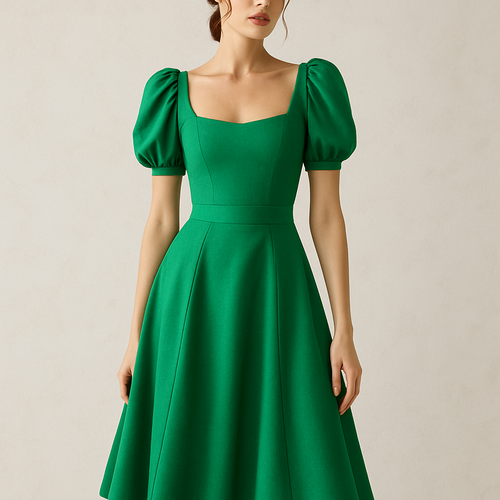 Nice green dress
Nice green dress