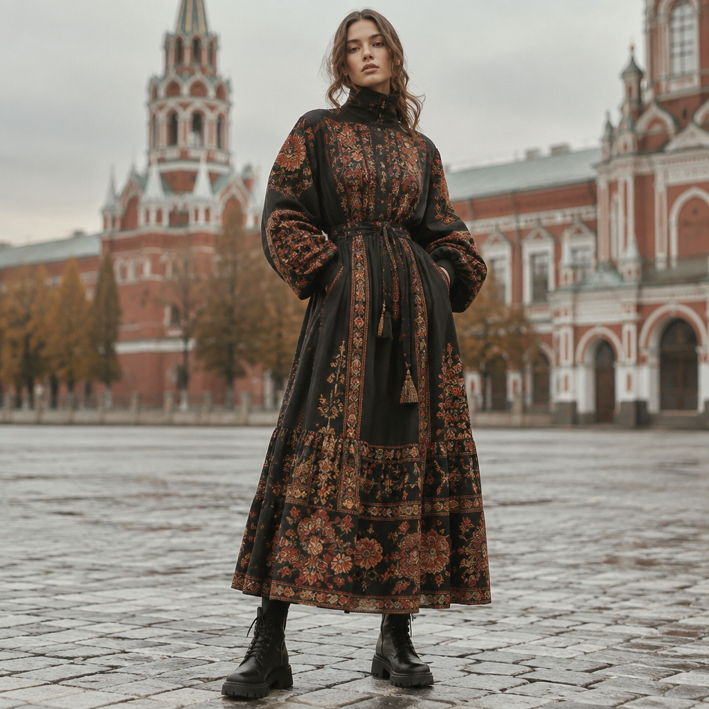 A Female Dress design, suitable for Fall, in Streetwear style. Russia fashion aesthetics. Present it as professional fashion catalogue photography: the garment is the subject, shown full-length with editorial styling, neutral posing and tasteful, non-suggestive framing.
photorealistic fashion design, A Female Dress design, suitable for Fall, in Streetwear style. Russia fashion aesthetics. Present it as professional fashion catalogue photography: the garment is the subject, shown full-length with editorial styling, neutral posing and tasteful, non-suggestive framing., streetwear style, just the design no text