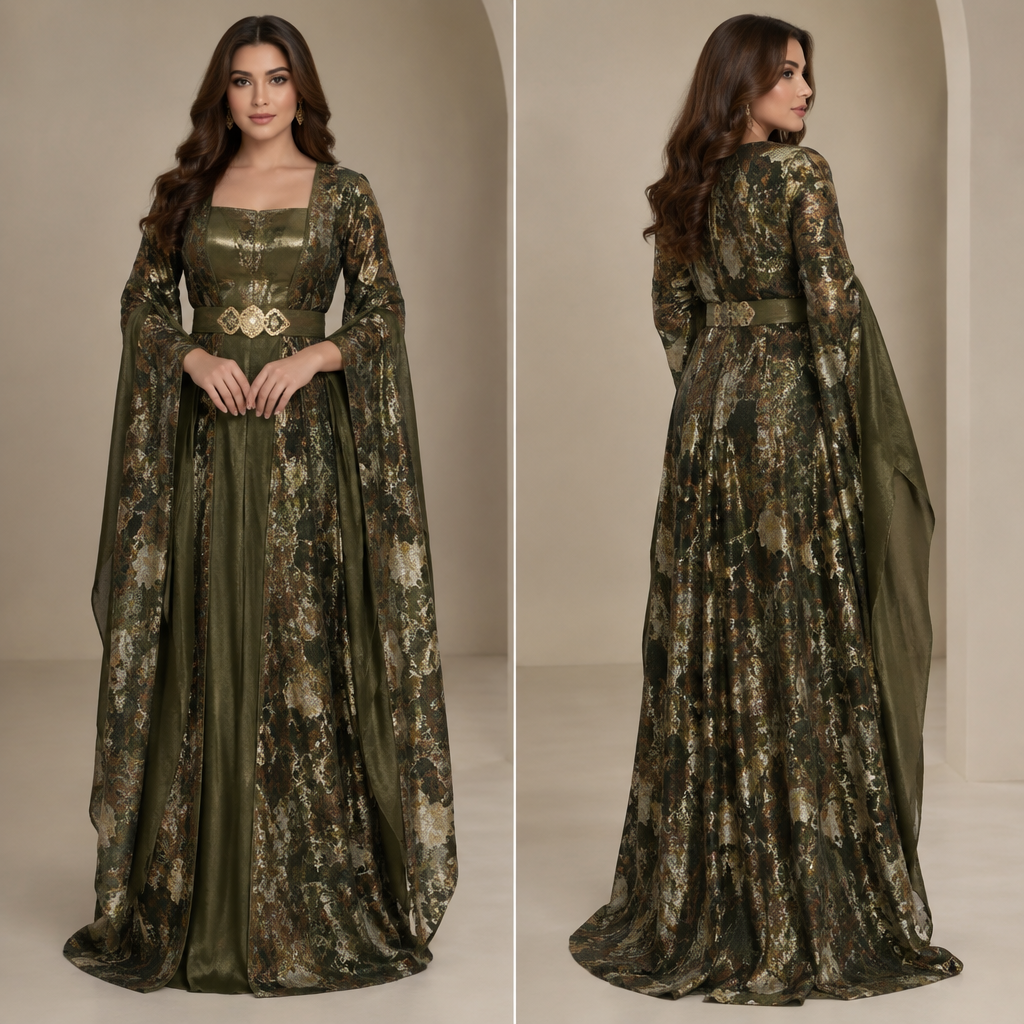 بدي نفس هاي القماش ع زي كردي
طولي 170
وزني 80. SY fashion aesthetics. Present it as professional fashion catalogue photography: the garment is the subject, shown full-length with editorial styling, neutral posing and tasteful, non-suggestive framing.
photorealistic fashion design, بدي نفس هاي القماش ع زي كردي
طولي 170
وزني 80. SY fashion aesthetics. Present it as professional fashion catalogue photography: the garment is the subject, shown full-length with editorial styling, neutral posing and tasteful, non-suggestive framing., just the design no text