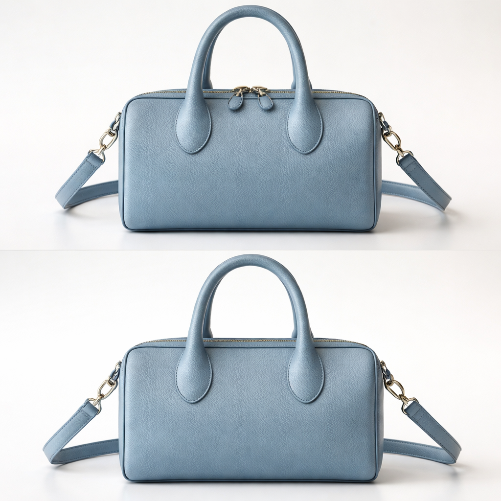 Create me a highest luxury fashionable daily wear unisex bag. With rolled handels and strap. The bag must be delicate and elegant. And small enough for daily utilities. Must be in slightly textured goat skin leather in blue. Make in style of duffle bag and unisex. Less handware. Handles attached without hardware, delicate handles. Make bag overall delicate and high luxury similar to hermes
Create me a highest luxury fashionable daily wear unisex bag. With rolled handels and strap. The bag must be delicate and elegant. And small enough for daily utilities. Must be in slightly textured goat skin leather in blue. Make in style of duffle bag and unisex. Less handware. Handles attached without hardware, delicate handles. Make bag overall delicate and high luxury similar to hermes
, rococo style, show front and back