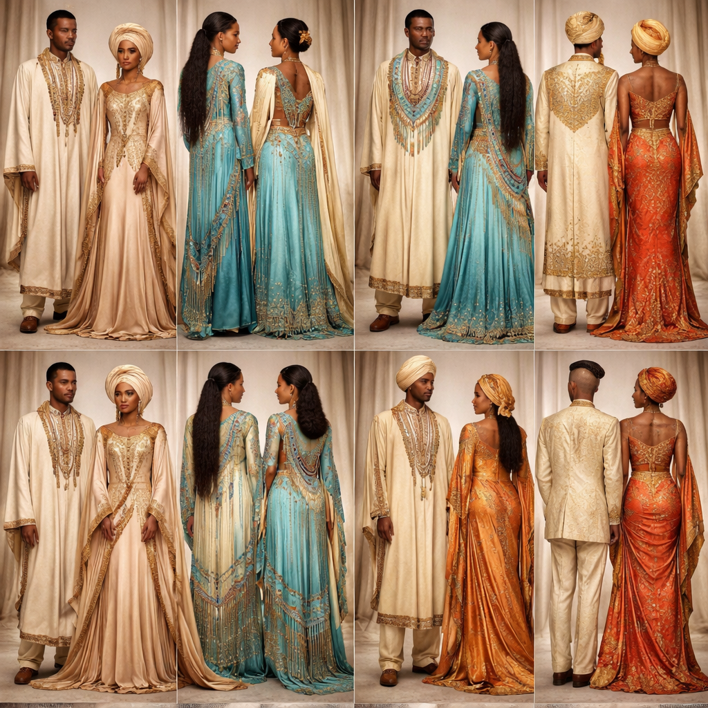 Black men, Black women, Native American men, Native American women, West Indian men, West Indian women, Three roots in grace, modest
Black men, Black women, Native American men, Native American women, West Indian men, West Indian women, Three roots in grace, modest, formal style, show front and back