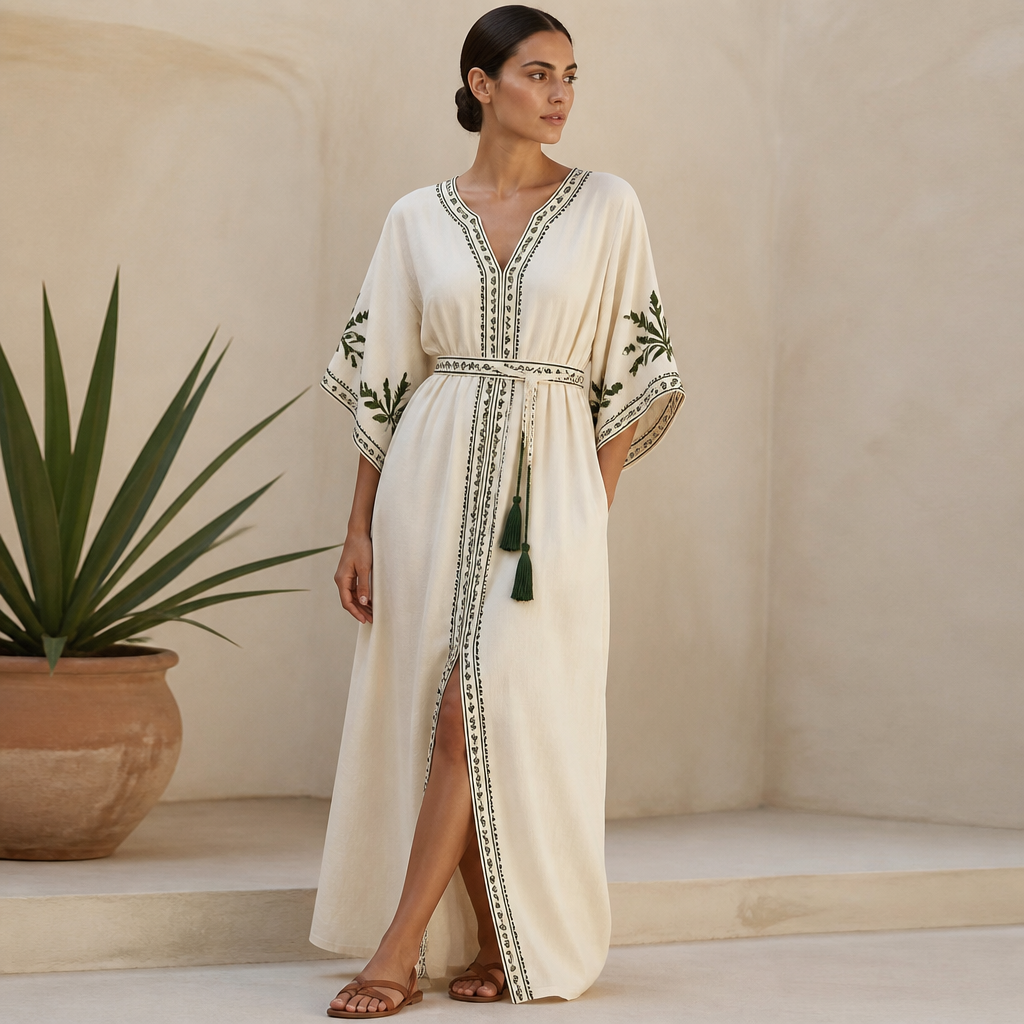A Female Dress design, suitable for Summer. Algeria fashion aesthetics. Current season is Summer in Algeria.
photorealistic fashion design, A Female Dress design, suitable for Summer. Algeria fashion aesthetics. Current season is Summer in Algeria., just the design no text