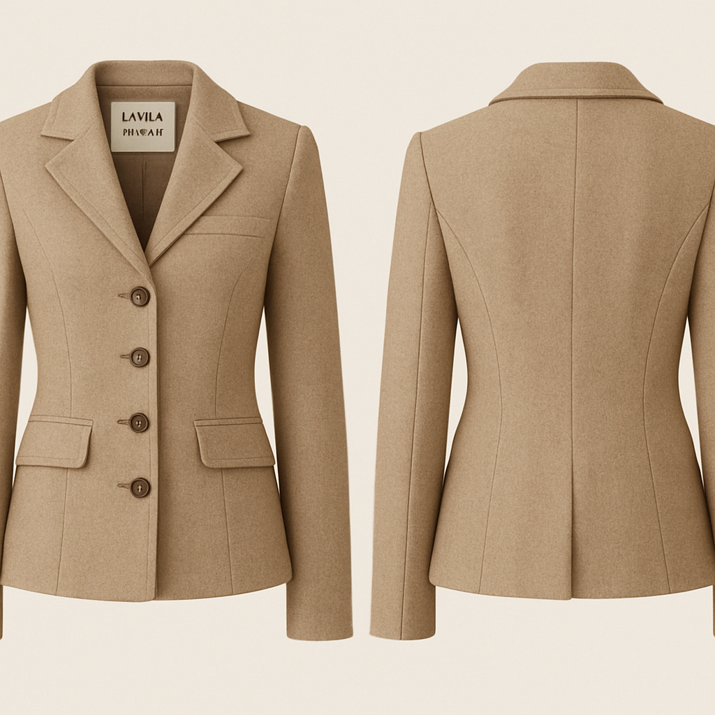 Layla jacket
Layla jacket, show front and back