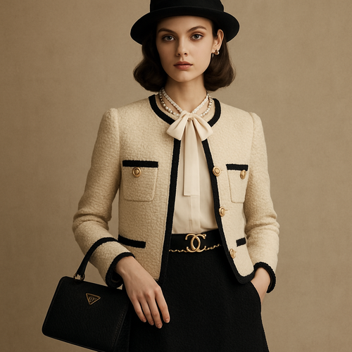 Eine Mischung aus chanel Dior und prada