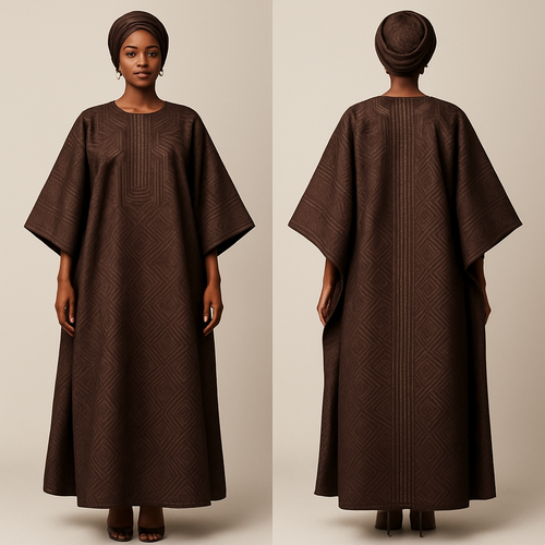 Create a shadda boubou for women that’s the first of its kind, unique, classy, and sophisticated in design. 