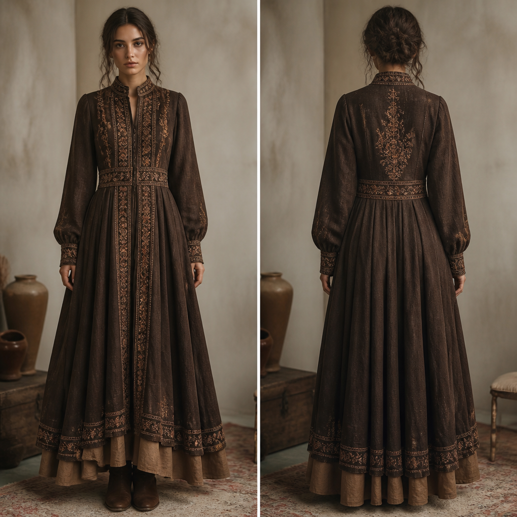 A Female Dress design, suitable for Winter. BO fashion aesthetics. Current season is Winter in BO.
photorealistic fashion design, A Female Dress design, suitable for Winter. BO fashion aesthetics. Current season is Winter in BO., just the design no text