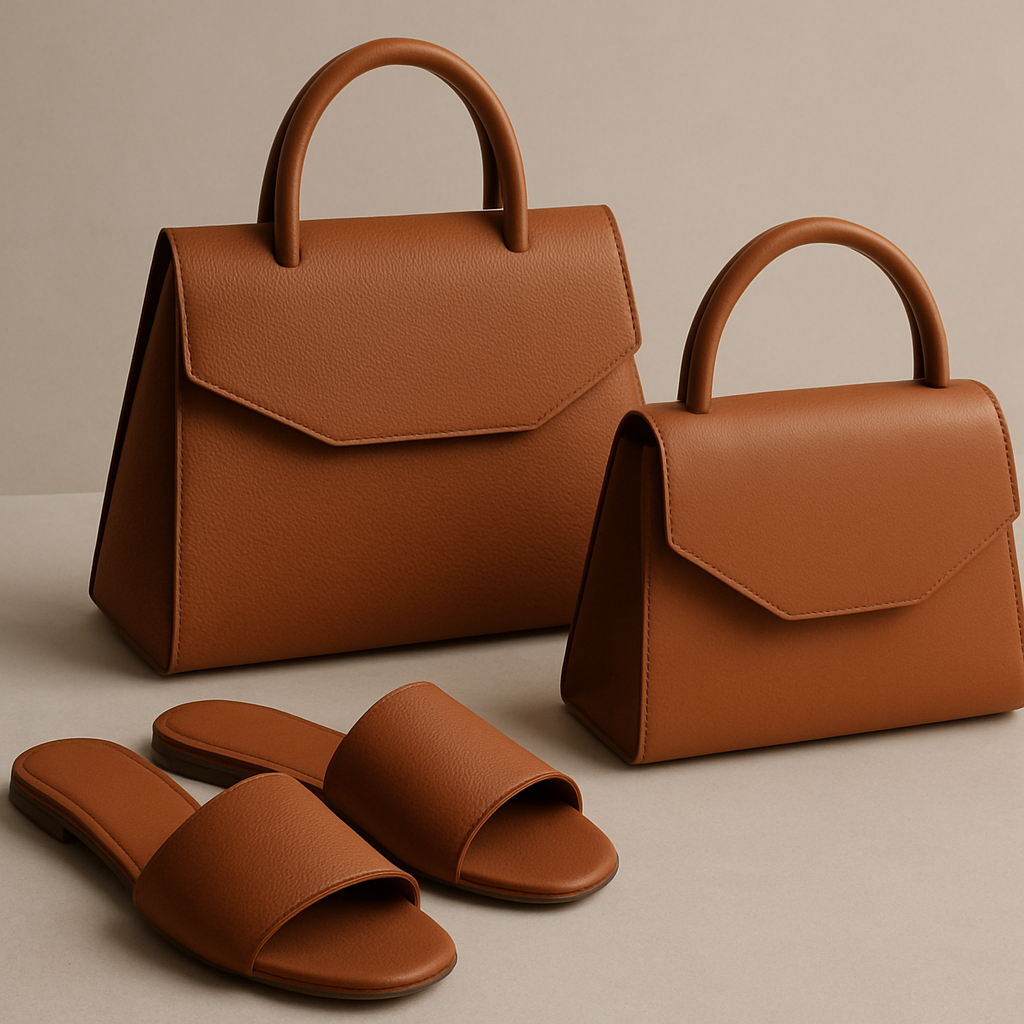 FIMA KAMBELLE presents first-of-their-kind women’s open flat slippers and high-luxury bags, crafted with sculpted minimalist silhouettes and rich, chic tones that embody quiet sophistication. The uncovered flats feature elegant open designs with sleek contours and luxurious textures, while the bags showcase architectural shapes and flawless detailing. Together, they create an irresistible, world-class collection that is modern, modestly feminine, and uniquely exclusive. And make them irresistible cute
FIMA KAMBELLE presents first-of-their-kind women’s open flat slippers and high-luxury bags, crafted with sculpted minimalist silhouettes and rich, chic tones that embody quiet sophistication. The uncovered flats feature elegant open designs with sleek contours and luxurious textures, while the bags showcase architectural shapes and flawless detailing. Together, they create an irresistible, world-class collection that is modern, modestly feminine, and uniquely exclusive. And make them irresistible cute