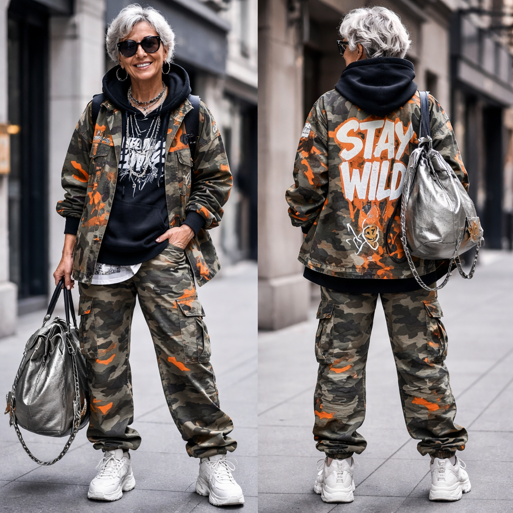 Make 60 year
Make 60 year
, streetwear style, show front and back