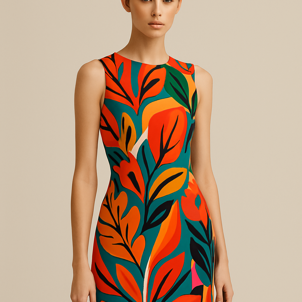 Just show the print on model
Just show the print on model