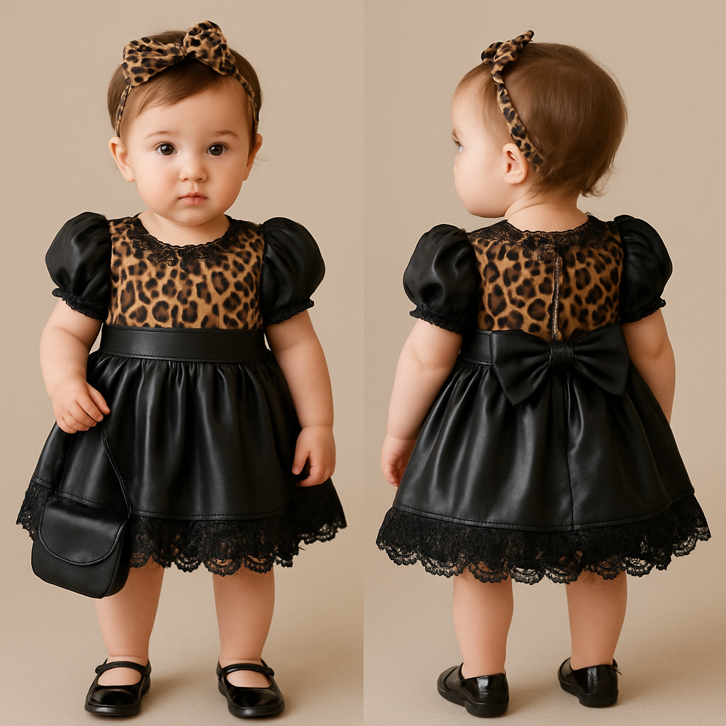 一歳の女の子着用画
ヒョウ柄と黒のレザーを使ったラブリーなドレス
黒いレースとかも使って
パフスリーブでラブリーにして
黒いパンプス
頭にヒョウ柄のアクセサリー
黒いレザーの小さなバック
一歳の女の子着用画
ヒョウ柄と黒のレザーを使ったラブリーなドレス
黒いレースとかも使って
パフスリーブでラブリーにして
黒いパンプス
頭にヒョウ柄のアクセサリー
黒いレザーの小さなバック, show front and back