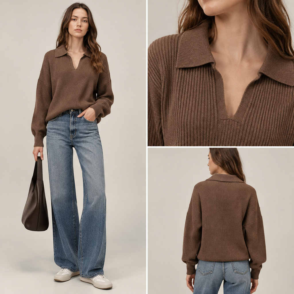 A Top design, suitable for Fall. Consider American fashion — diverse and trend-driven, casual-cool, athleisure influence, regional variety from NYC sophistication to LA relaxed. Current season is Autumn in United States. Present it as professional fashion catalogue photography: the garment is the subject, shown full-length with editorial styling, neutral posing and tasteful, non-suggestive framing.
photorealistic fashion design, A Top design, suitable for Fall. Consider American fashion — diverse and trend-driven, casual-cool, athleisure influence, regional variety from NYC sophistication to LA relaxed. Current season is Autumn in United States. Present it as professional fashion catalogue photography: the garment is the subject, shown full-length with editorial styling, neutral posing and tasteful, non-suggestive framing., just the design no text