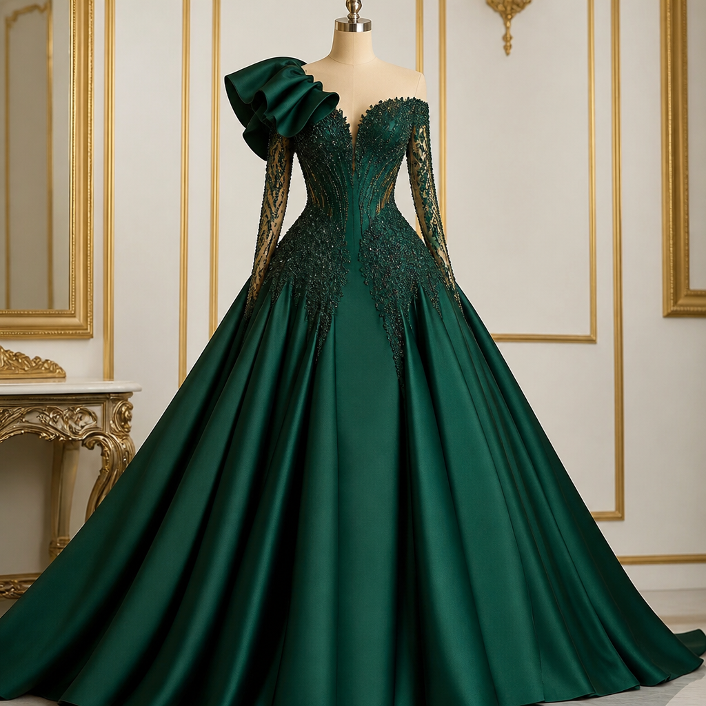 A Female Dress design. a nice fitted at the top to the hip ball gown, stylish and unique taste. Nigeria fashion aesthetics.
photorealistic fashion design, A Female Dress design. a nice fitted at the top to the hip ball gown, stylish and unique taste. Nigeria fashion aesthetics., just the design no text