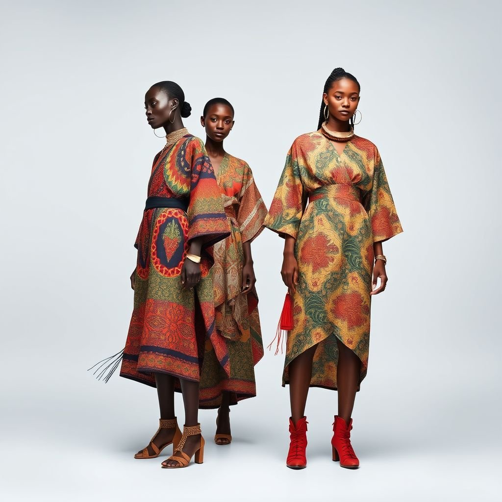 clothes innovative materials and design that unite cultures
Create a vibrant collection that blends traditional patterns from diverse cultures with innovative, sustainable materials. Incorporate flowing silhouettes that merge East Asian kimono styles with African prints and Native American beadwork. Accessorize with biodegradable jewelry and footwear featuring recycled elements, embodying a harmonious fusion of global heritage and eco-conscious fashion innovation.