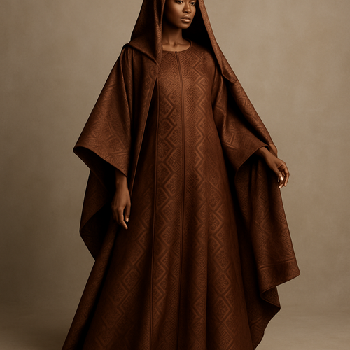 Create a shadda boubou for women that’s the first of its kind, unique, classy, and sophisticated in design. 