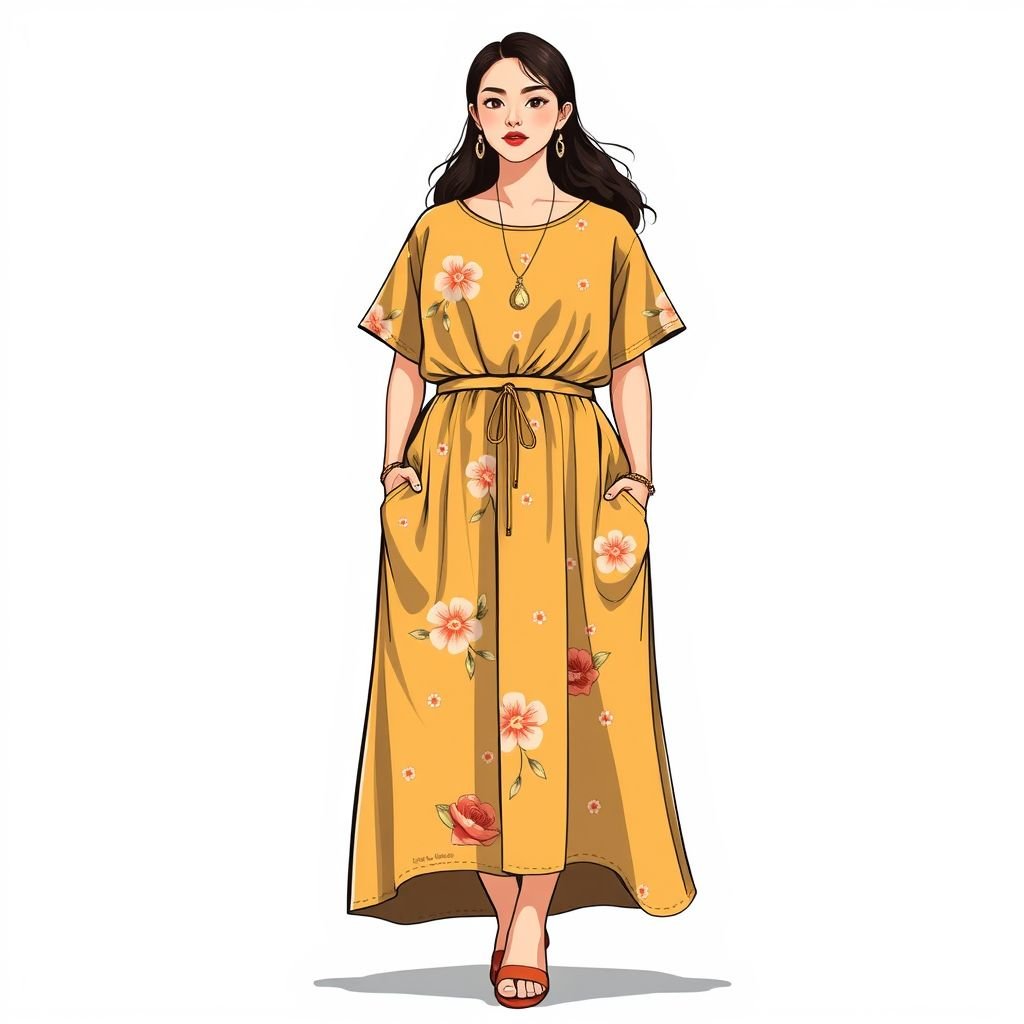 Plus size dress Woman
Design a relaxed, plus-size dress featuring a playful oversized silhouette. Incorporate soft, breathable fabrics in vibrant hues to ensure comfort. Add subtle details, like side pockets and a cinched waist for versatility. Emphasize casual elegance with a round neckline and playful floral patterns, perfect for everyday wear or weekend outings.