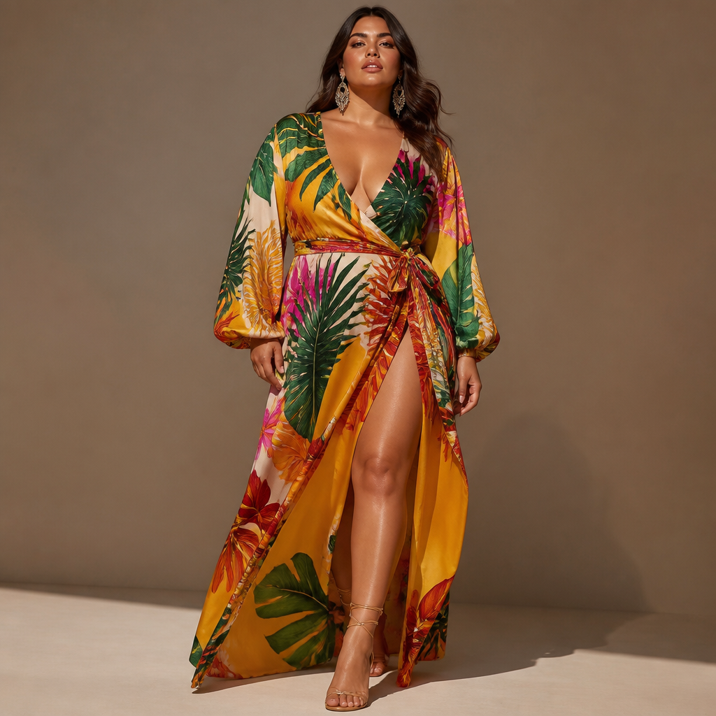 A Female Dress design, suitable for Winter. Consider Brazilian fashion — bold colors, body-positive, beachwear influence, tropical prints, carnival vibrancy. Current season is Winter in Brazil.
photorealistic fashion design, A Female Dress design, suitable for Winter. Consider Brazilian fashion — bold colors, body-positive, beachwear influence, tropical prints, carnival vibrancy. Current season is Winter in Brazil., just the design no text