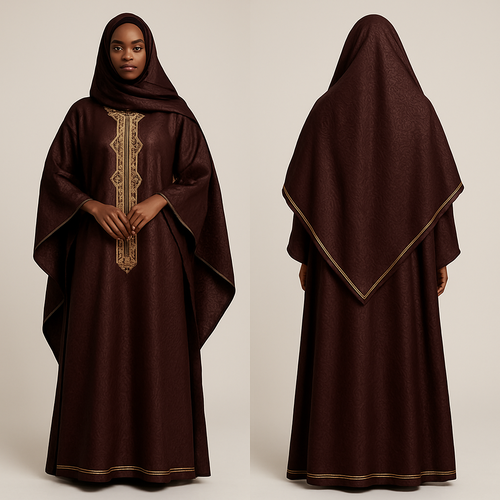 Create a shadda boubou for women that’s the first of its kind, unique, classy, and sophisticated in design. 