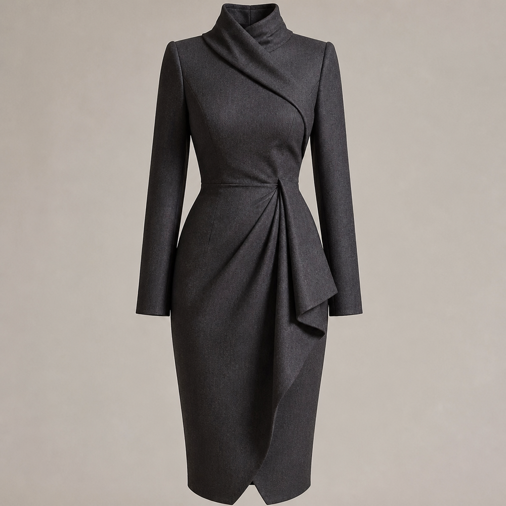 A Dress design, suitable for Winter, in Business style. South Africa fashion aesthetics.
photorealistic fashion design, A Dress design, suitable for Winter, in Business style. South Africa fashion aesthetics., business style, just the design no text
