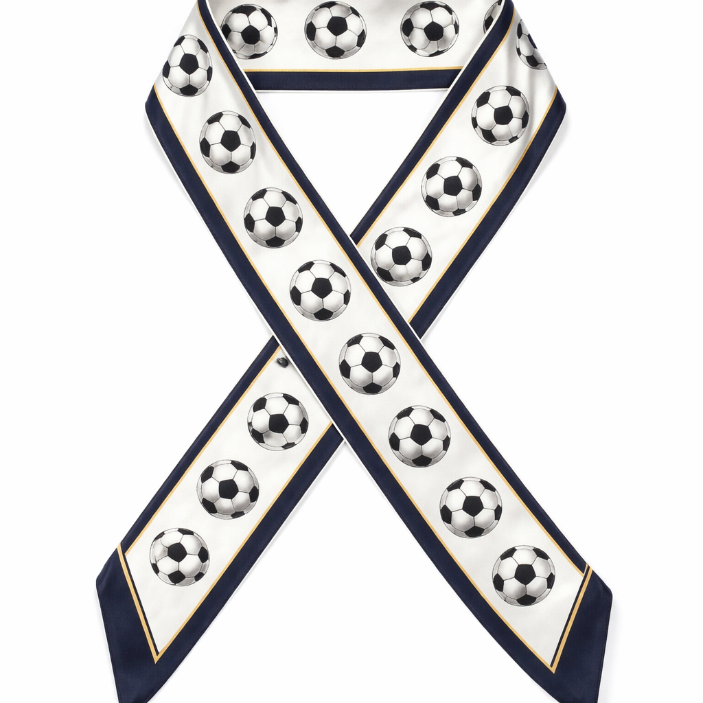 Design a silk scarf that is 5 x 86cm to be wrapped around the handle of a Kelly style bag
It needs to have a tailored polished simple looks with no logos or words. Have it a repeated pattern of soccer balls. Make it classic
Design a silk scarf that is 5 x 86cm to be wrapped around the handle of a Kelly style bag
It needs to have a tailored polished simple looks with no logos or words. Have it a repeated pattern of soccer balls. Make it classic
, classic style, show front and back