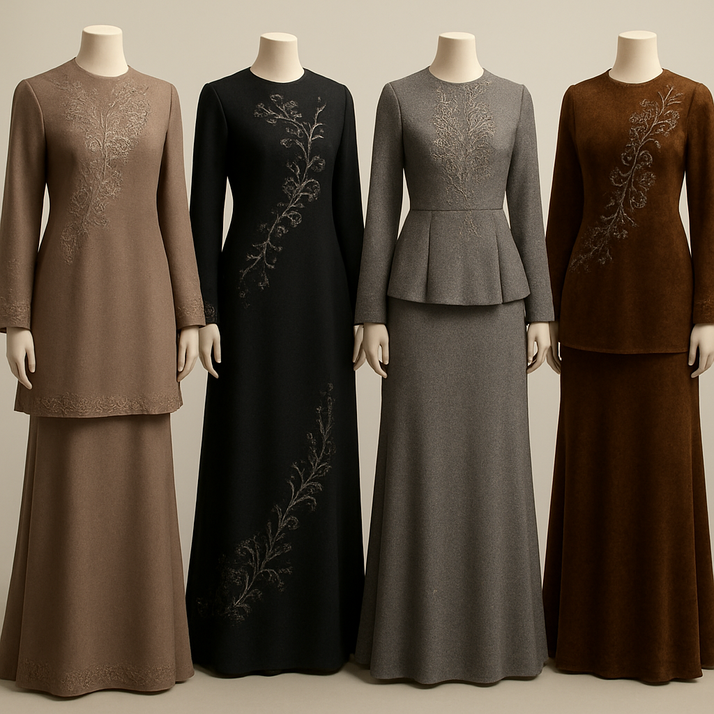 Create me modest two piece that's first in the world, using unique stone design, classy and sophisticated. Keep me 4 designs. Make them rich by adding minimal stone embroidery and stones designs. Showcasing different styles and fabric.
Create me modest two piece that's first in the world, using unique stone design, classy and sophisticated. Keep me 4 designs. Make them rich by adding minimal stone embroidery and stones designs. Showcasing different styles and fabric.