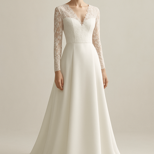 Wedding dress lace