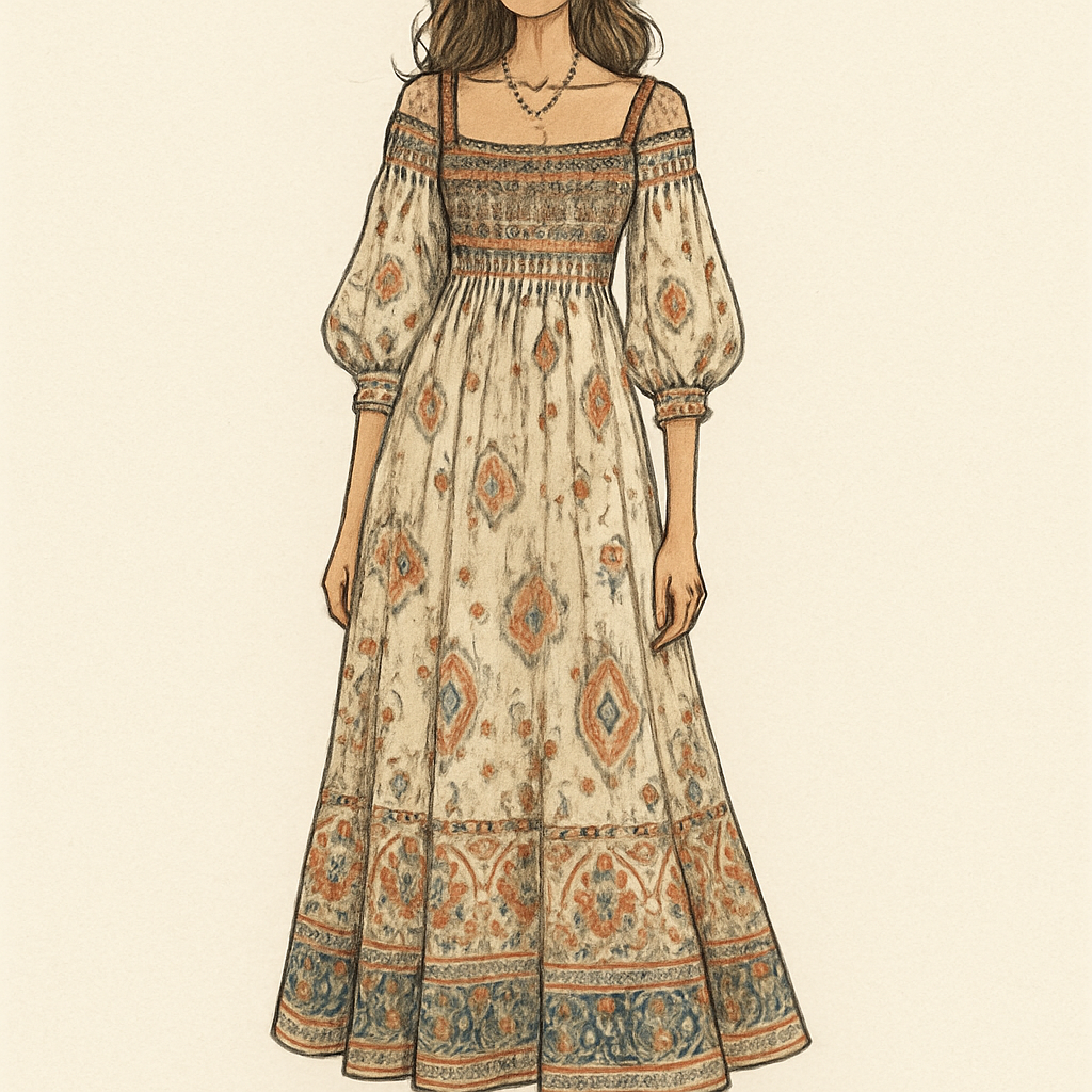 Dress draw
Dress draw, bohemian style