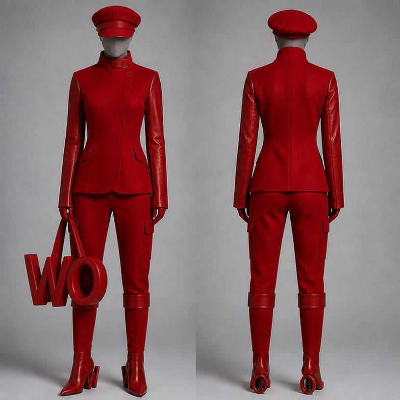 The bag is a W and a O
edit the attached fashion design with these instructions: The bag is a W and a O. keep it photorealistic, just the design no text