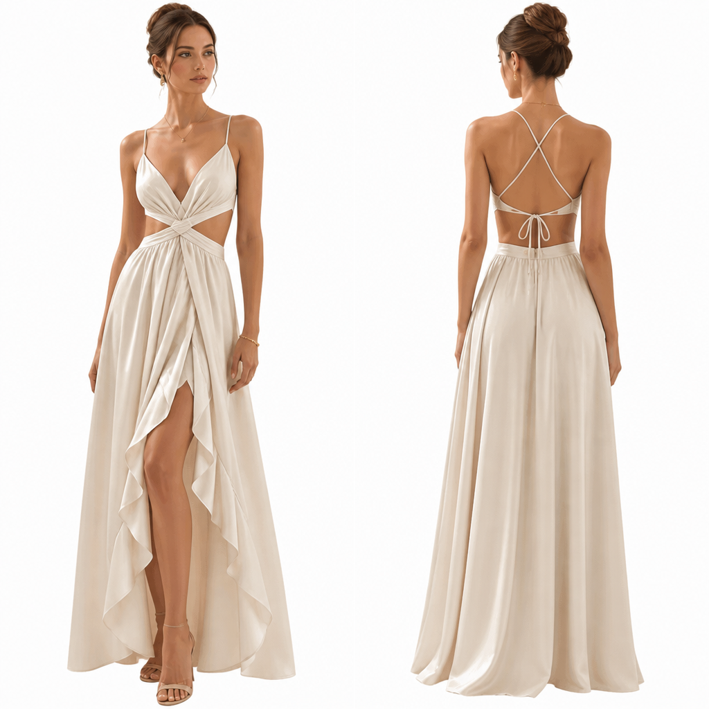 A Female Dress design, suitable for Summer, in Elegant style. KG fashion aesthetics.
photorealistic fashion design, A Female Dress design, suitable for Summer, in Elegant style. KG fashion aesthetics., elegant style, just the design no text