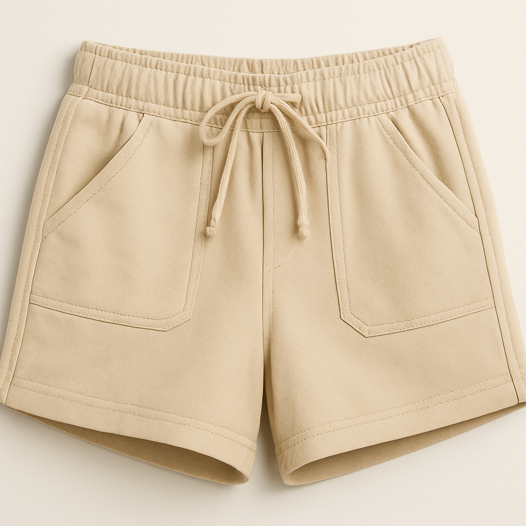 Create me shorts that fit girls with undershorts and draw strings and pockets
Create me shorts that fit girls with undershorts and draw strings and pockets