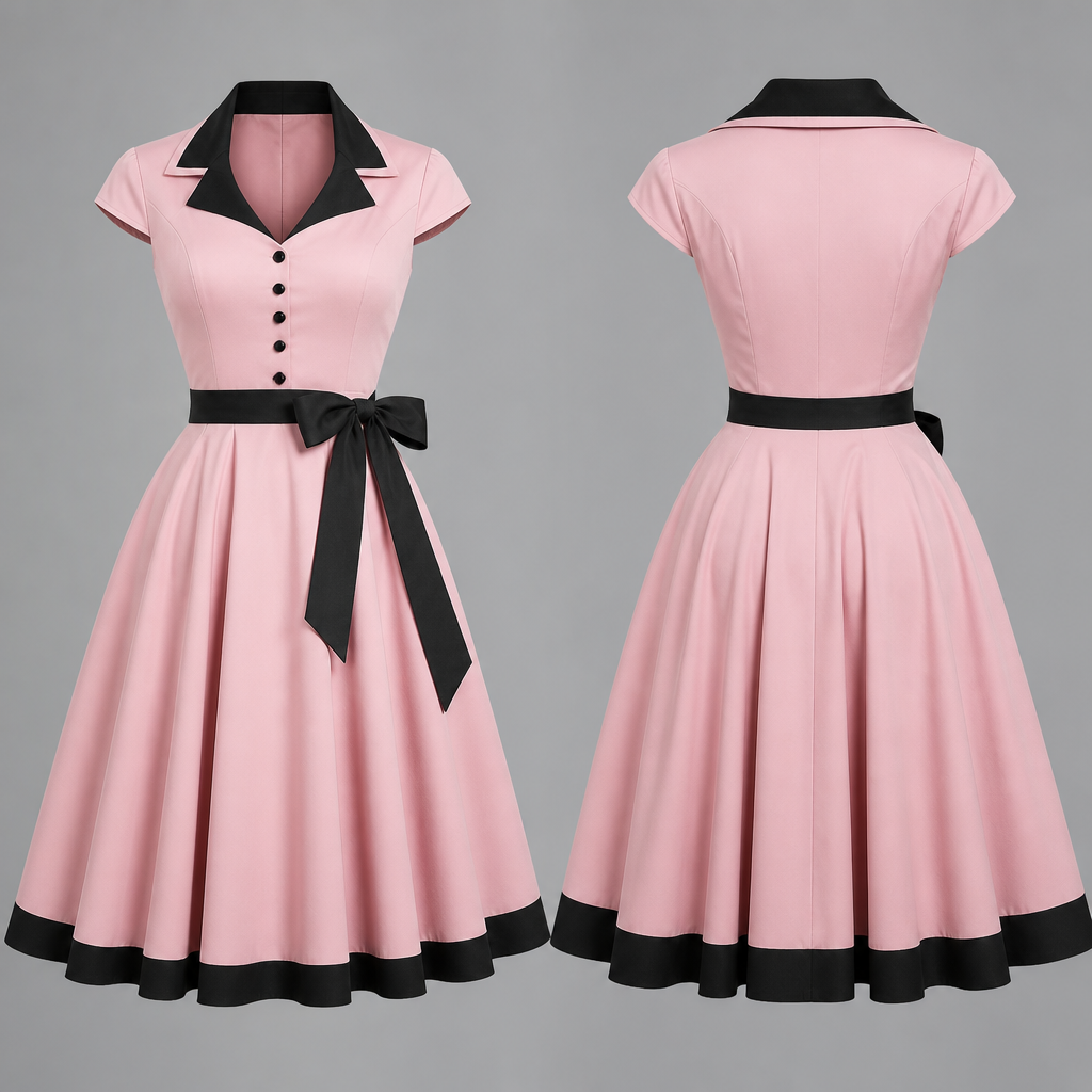 Soft and wearable
photorealistic fashion design, Soft and wearable, rockabilly style, just the design no text, show front and back
