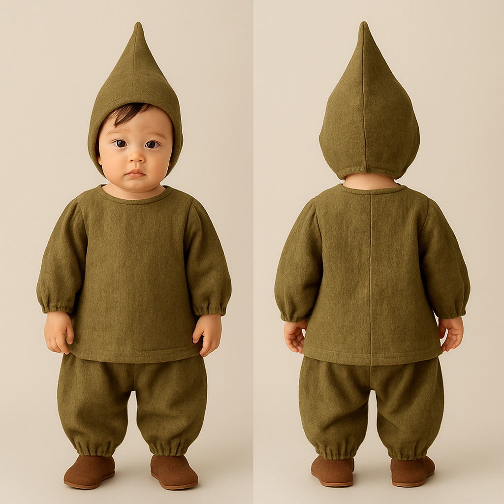 一歳の男の子着用画
ユニセックス
小人のような全身コーディネート
頭から足まで
一歳の男の子着用画
ユニセックス
小人のような全身コーディネート
頭から足まで, show front and back