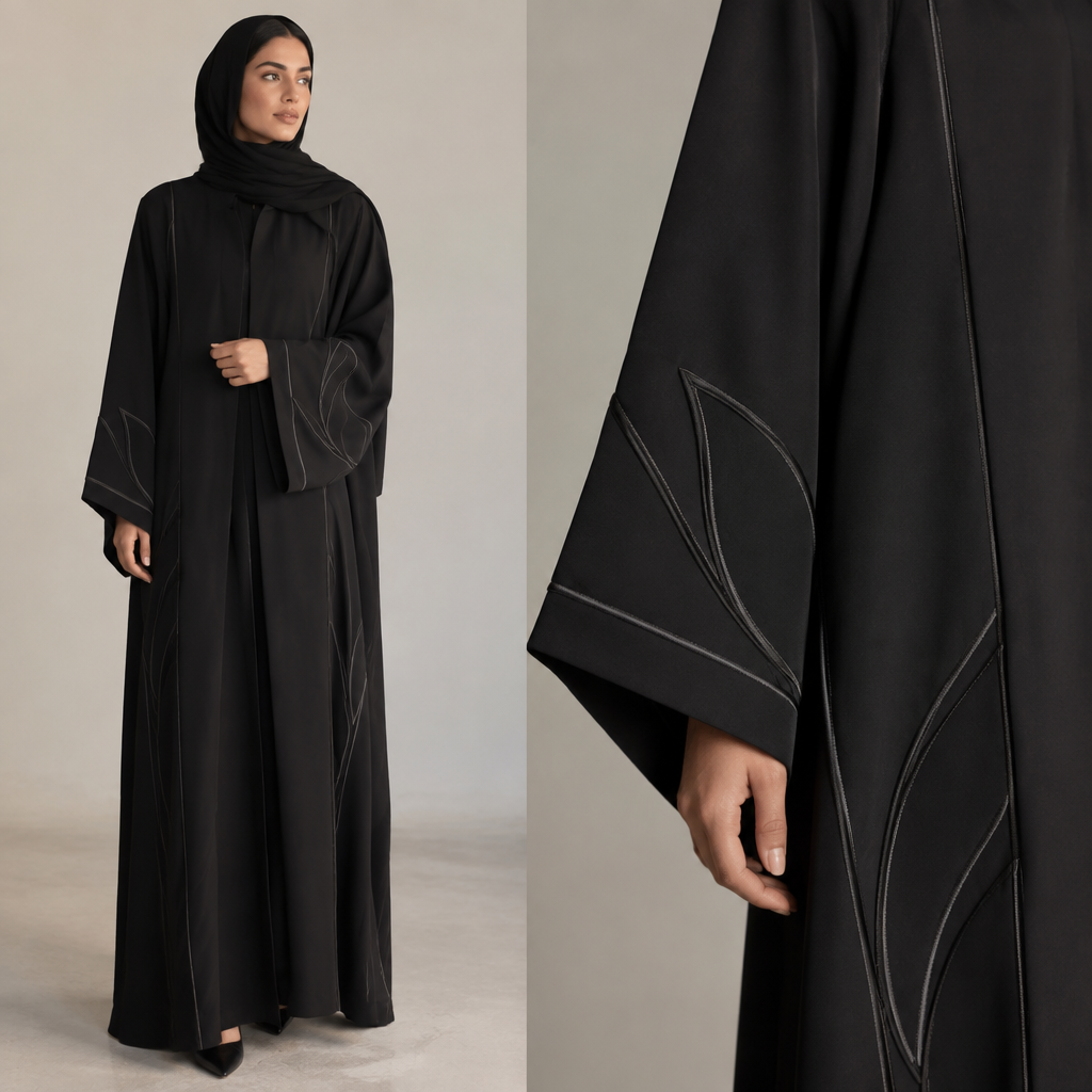 عبايه
photorealistic fashion design, عبايه
, minimalist style, just the design no text