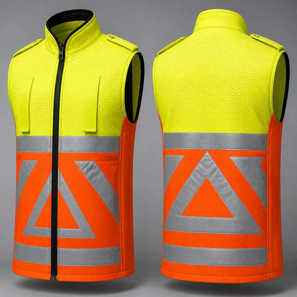 photorealistic fashion design, photorealistic fashion design, photorealistic fashion design, A Male Coat design, for Work, suitable for Summer, in Biker style. officeel verkeersregelaar motorvest zonder mouwen. stof ademend gaatjes. bovenstuk fluor geel onderstuk fluor oranje. schouders fluor geel softshell.zijkanten sofshell fluor oranje. 2 lipjes op de borst voor porto fluor geel rits zwart . zwarte eupaletten op schouders. Netherlands fashion aesthetics., biker style, just the design no text, show front and back. Refinement: dit ontwerp zo houden plus verkeersregelaar driehoek en strepen, just the design no text. Refinement: borstzakjes vervangen door 2 brede fluor hang lussen gluor geel. eupaletten fluor geel maken bovenste reflectie streep op rug mag weg, just the design no text. Refinement: reflectie strepen overnieuw
photorealistic fashion design, photorealistic fashion design, photorealistic fashion design, photorealistic fashion design, A Male Coat design, for Work, suitable for Summer, in Biker style. officeel verkeersregelaar motorvest zonder mouwen. stof ademend gaatjes. bovenstuk fluor geel onderstuk fluor oranje. schouders fluor geel softshell.zijkanten sofshell fluor oranje. 2 lipjes op de borst voor porto fluor geel rits zwart . zwarte eupaletten op schouders. Netherlands fashion aesthetics., biker style, just the design no text, show front and back. Refinement: dit ontwerp zo houden plus verkeersregelaar driehoek en strepen, just the design no text. Refinement: borstzakjes vervangen door 2 brede fluor hang lussen gluor geel. eupaletten fluor geel maken bovenste reflectie streep op rug mag weg, just the design no text. Refinement: reflectie strepen overnieuw , just the design no text