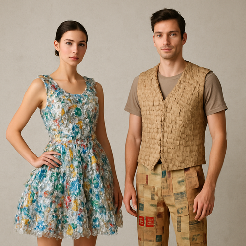 using recyclable materials
for both men and women