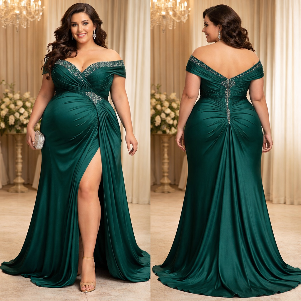 Evening wear for women .Plus 22 large round belly
Evening wear for women .Plus 22 large round belly , formal style, show front and back