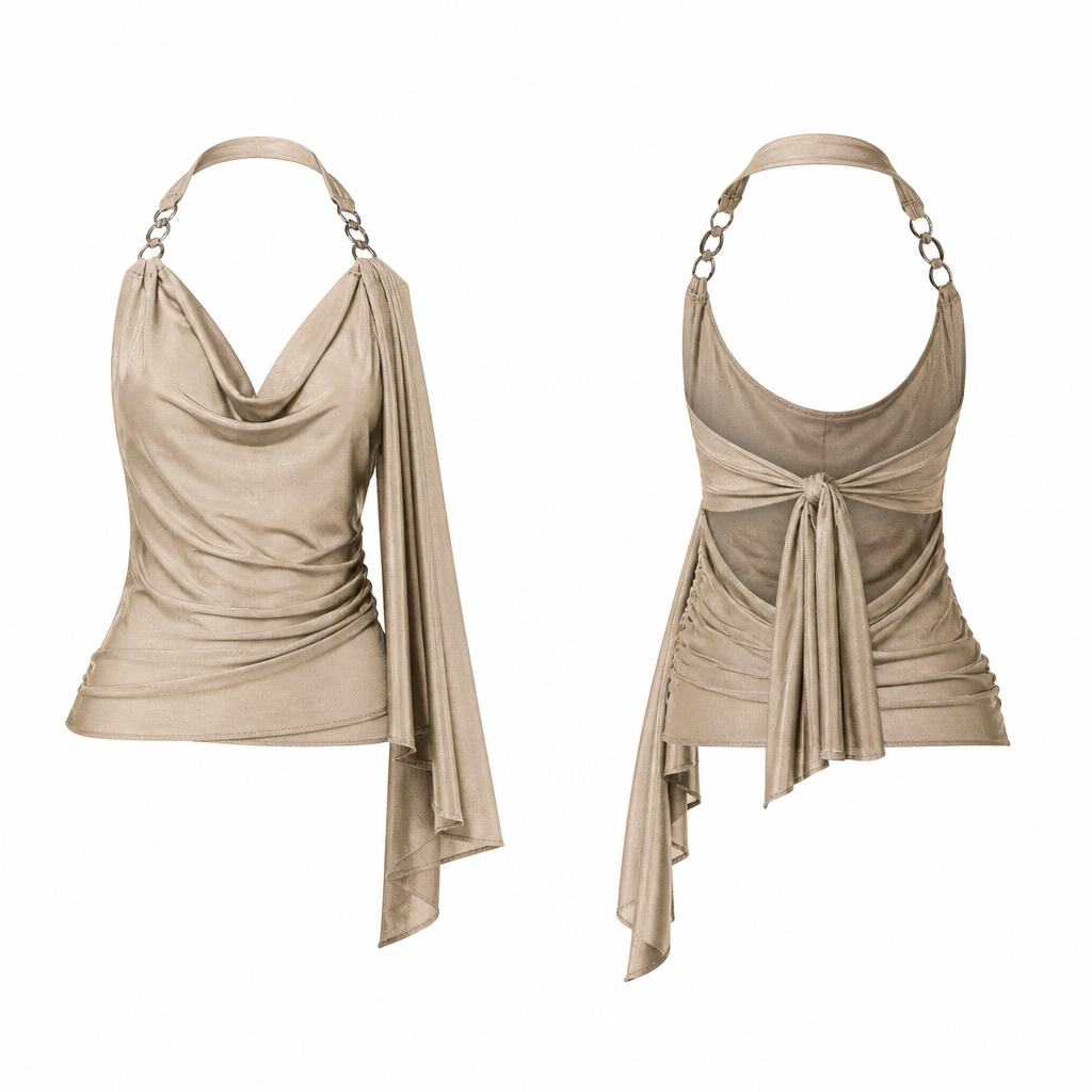 A Female Top design, for Party, suitable for Summer, in Streetwear + Glamorous + Casual style. United Kingdom fashion aesthetics.
photorealistic fashion design, A Female Top design, for Party, suitable for Summer, in Streetwear + Glamorous + Casual style. United Kingdom fashion aesthetics., streetwear style, just the design no text, show front and back