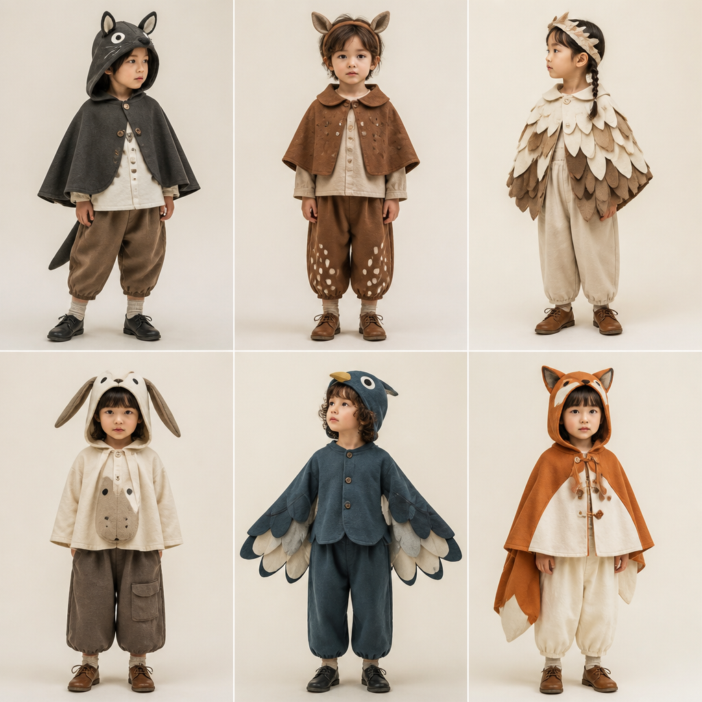 A Unisex fashion design. make clothes for kids inspired my fairy tales (about animals and like that). HR fashion aesthetics. Design with modest coverage.
photorealistic fashion design, A Unisex fashion design. make clothes for kids inspired my fairy tales (about animals and like that). HR fashion aesthetics. Design with modest coverage., just the design no text