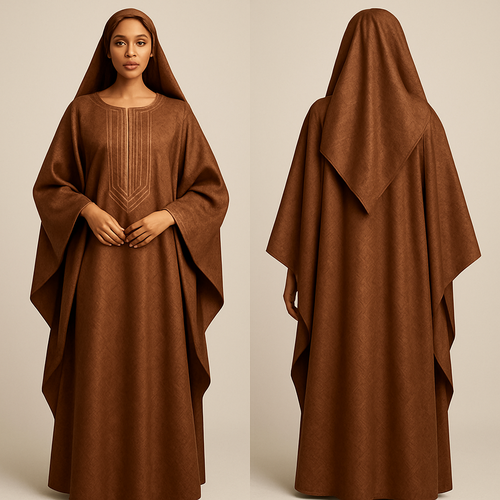 Create a shadda boubou for women that's the first of its kind, unique, classy, and sophisticated in design.