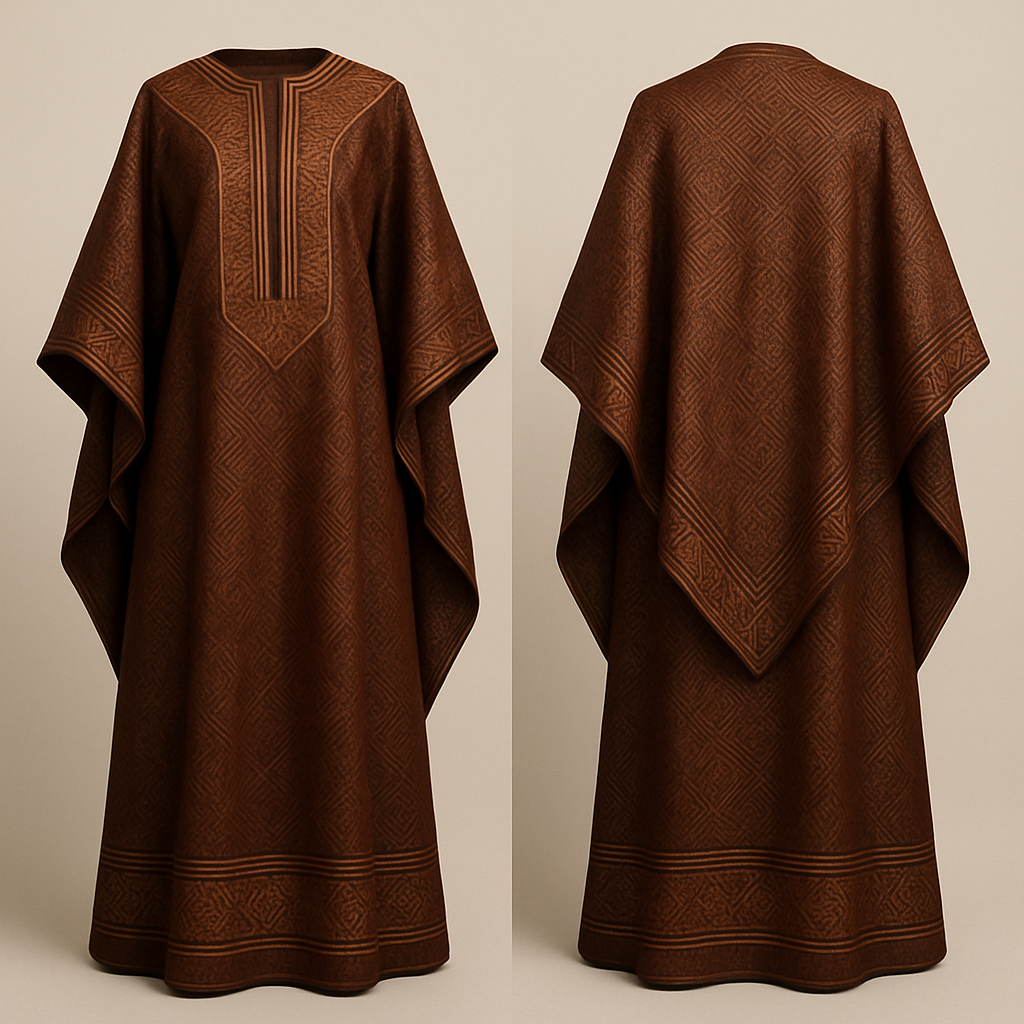 Create a shadda boubou for women that’s the first of its kind, unique, classy, and sophisticated in design.
Create a shadda boubou for women that’s the first of its kind, unique, classy, and sophisticated in design. , show front and back