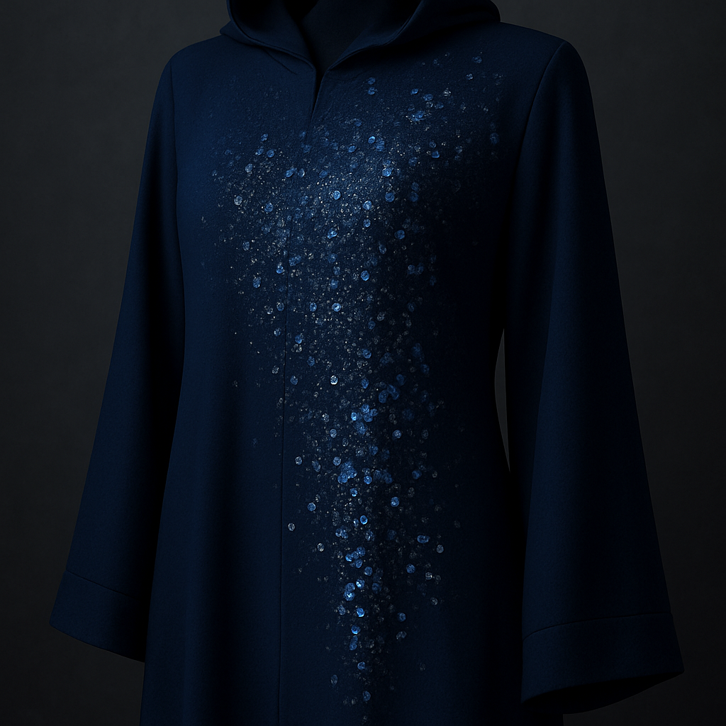 The Sapphire Mist Abaya
Tone: Deep sapphire navy
Design:
A mist-like arrangement of tiny florals blending into stone clusters across the torso.
Embellishment:
Sapphire stones mixed with silver crystals.
Vibe: Elegant, serene, like a luxury night sky.
The Sapphire Mist Abaya
Tone: Deep sapphire navy
Design:
A mist-like arrangement of tiny florals blending into stone clusters across the torso.
Embellishment:
Sapphire stones mixed with silver crystals.
Vibe: Elegant, serene, like a luxury night sky.