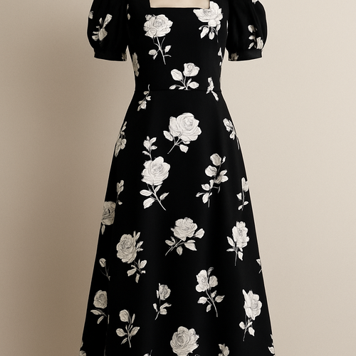 ابي تصميم  دريس اسود راض وفيه ورود بيضه