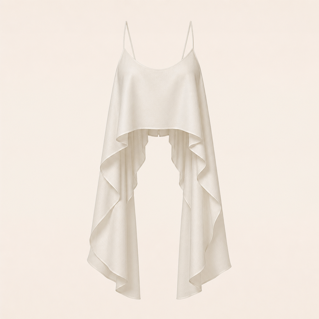 A Female Dress design, suitable for Summer. blusa delante corto detrás largo con dos tiras media luna. Spain fashion aesthetics.
photorealistic fashion design, A Female Dress design, suitable for Summer. blusa delante corto detrás largo con dos tiras media luna. Spain fashion aesthetics., just the design no text