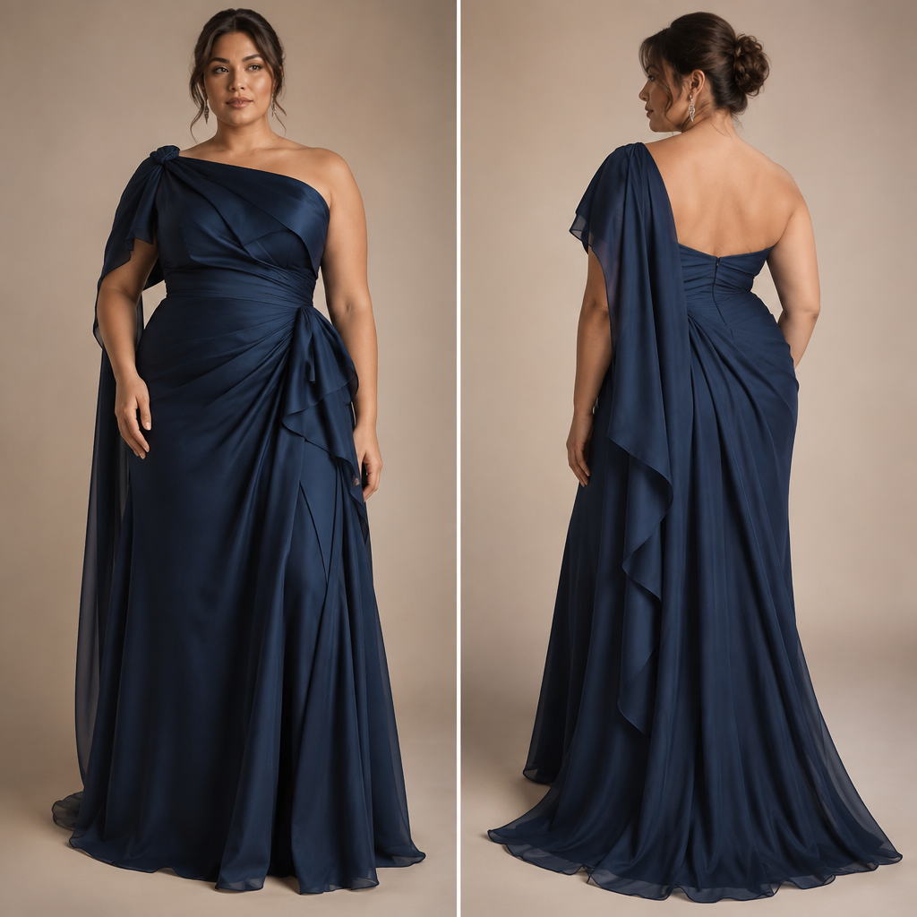 A Dress design, for Formal, in Elegant + Classic + Formal style, shown on a model with medium skin tone and a plus-size figure. faça um modelo que ninguém já mas fez Present it as professional fashion catalogue photography: the garment is the subject, shown full-length with editorial styling, neutral posing and tasteful, non-suggestive framing.
photorealistic fashion design, A Dress design, for Formal, in Elegant + Classic + Formal style, shown on a model with medium skin tone and a plus-size figure. faça um modelo que ninguém já mas fez Present it as professional fashion catalogue photography: the garment is the subject, shown full-length with editorial styling, neutral posing and tasteful, non-suggestive framing., elegant style, just the design no text