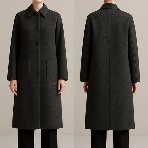 ‏أريد تصميم مانتو جوخ طويل نسب الذوق الحصري