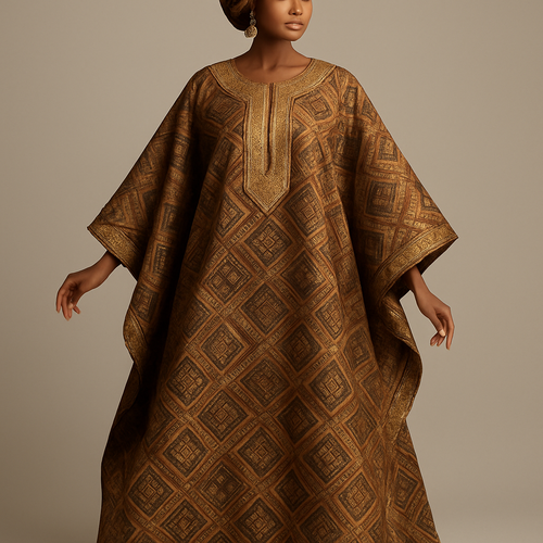 Create a shadda boubou for women that’s the first of its kind, unique, classy, and sophisticated in design. 